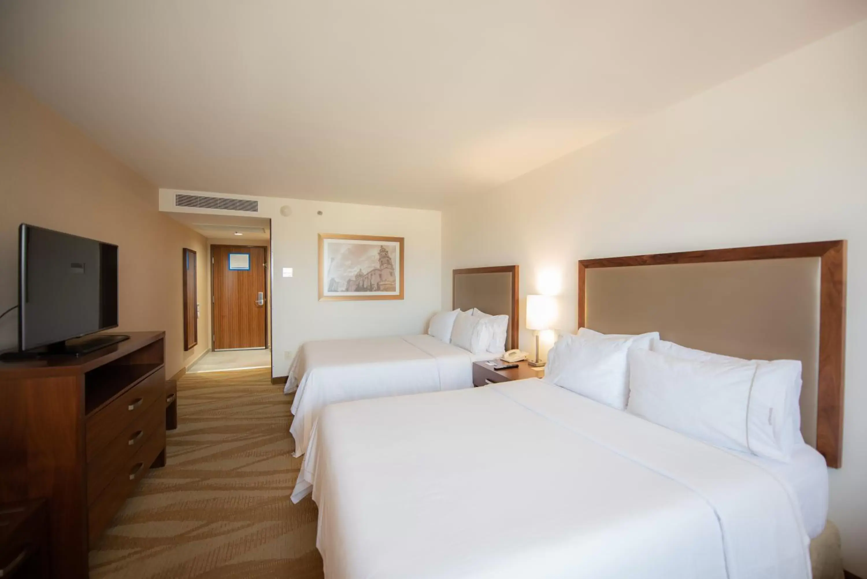 TV and multimedia, Bed in Holiday Inn Express and Suites Celaya, an IHG Hotel