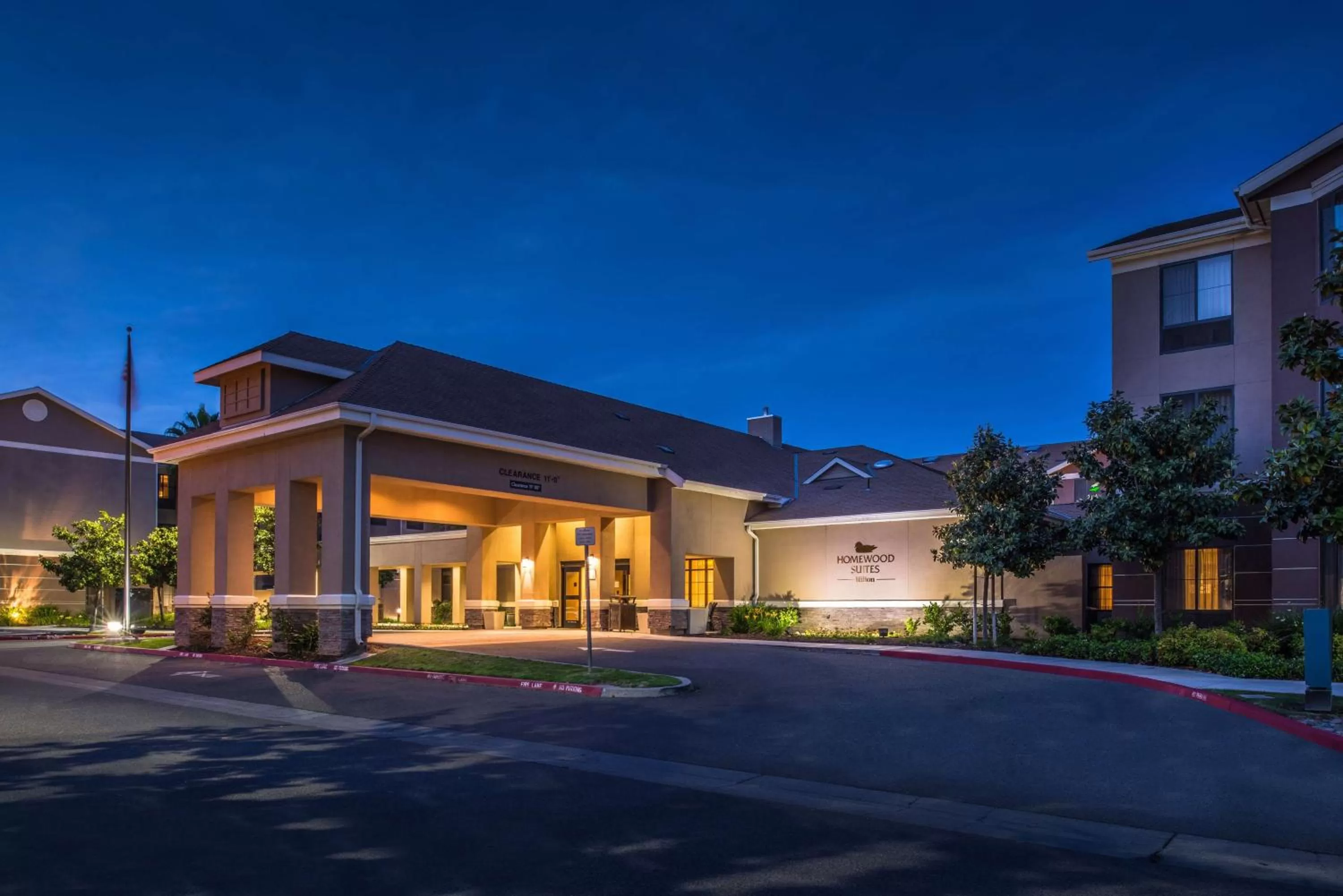 Property building in Homewood Suites by Hilton Fresno