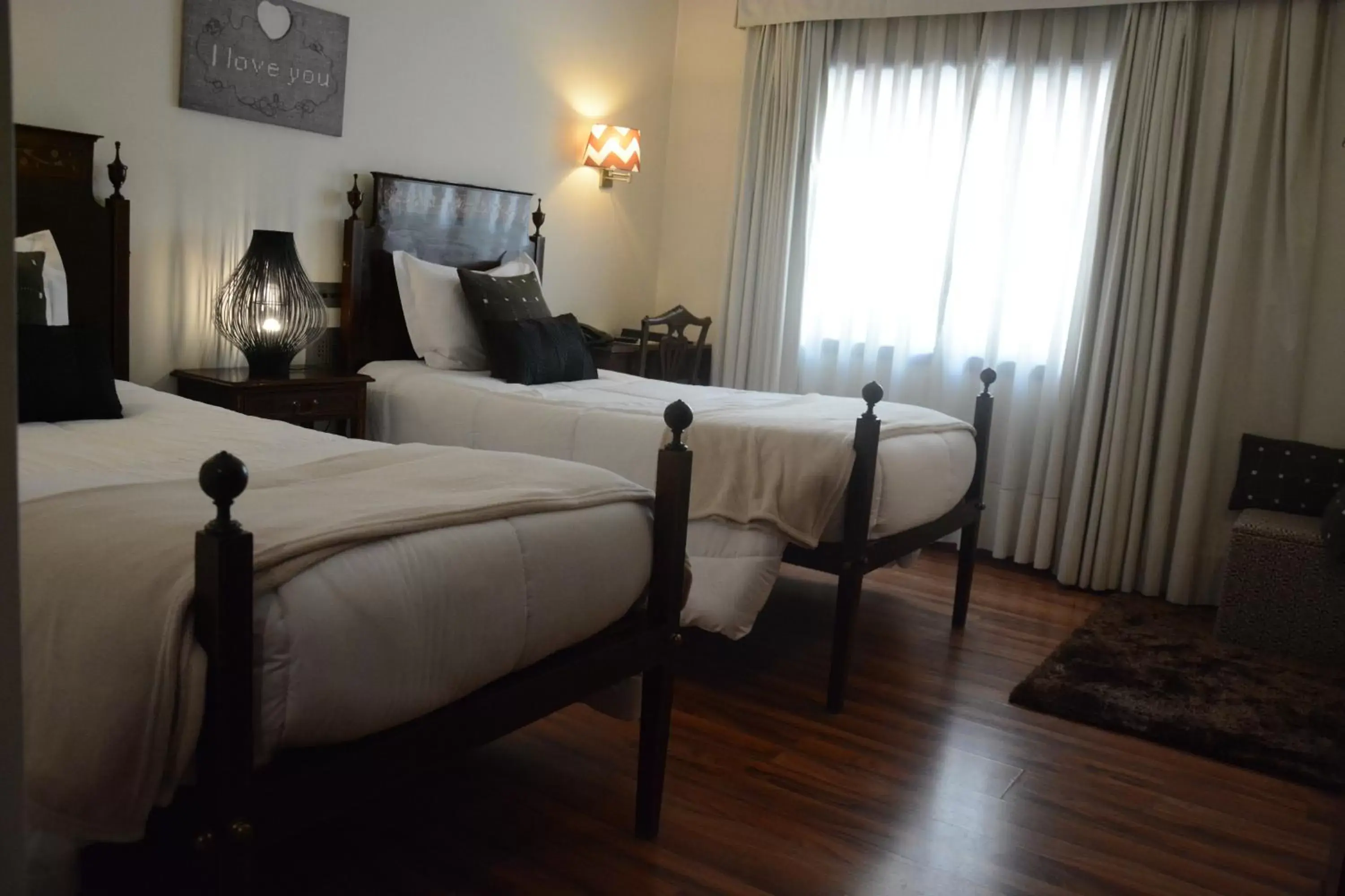 Bed in Hotel Sao Jose