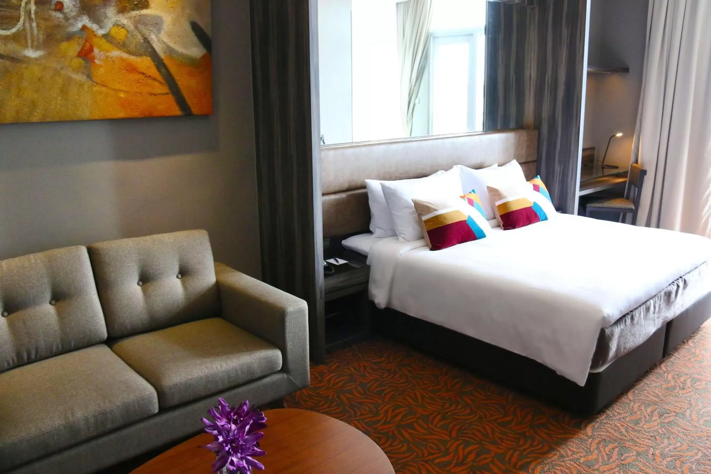 Guests, Bed in Aqueen Hotel Paya Lebar