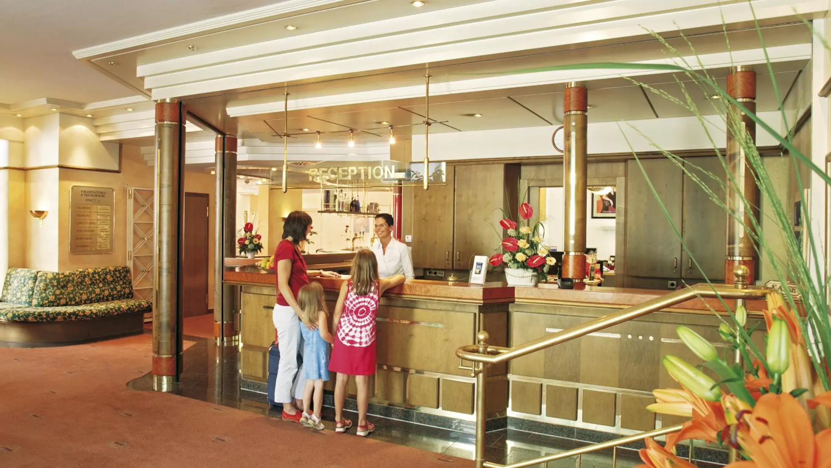 Lobby or reception in Hotel Zum Schiff