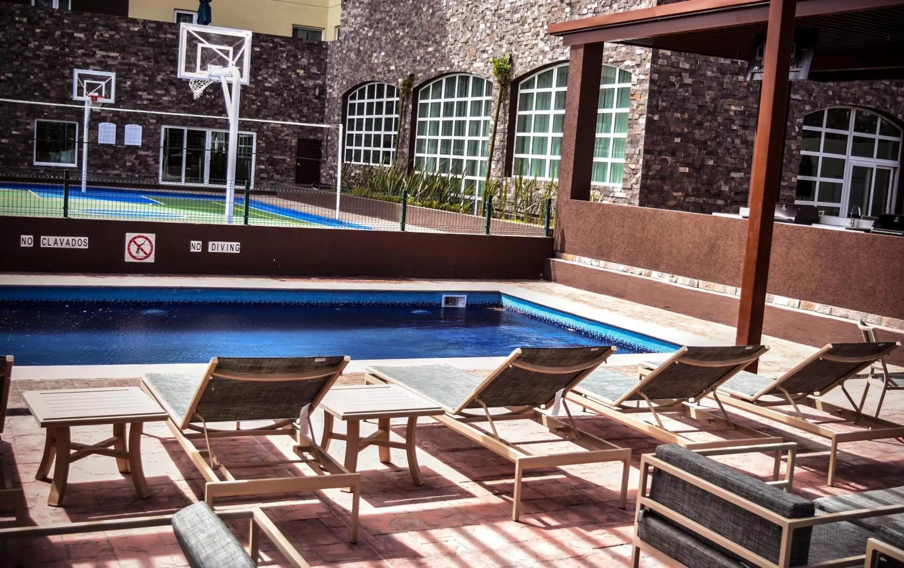 Fitness centre/facilities, Swimming Pool in Staybridge Suites Puebla, an IHG Hotel