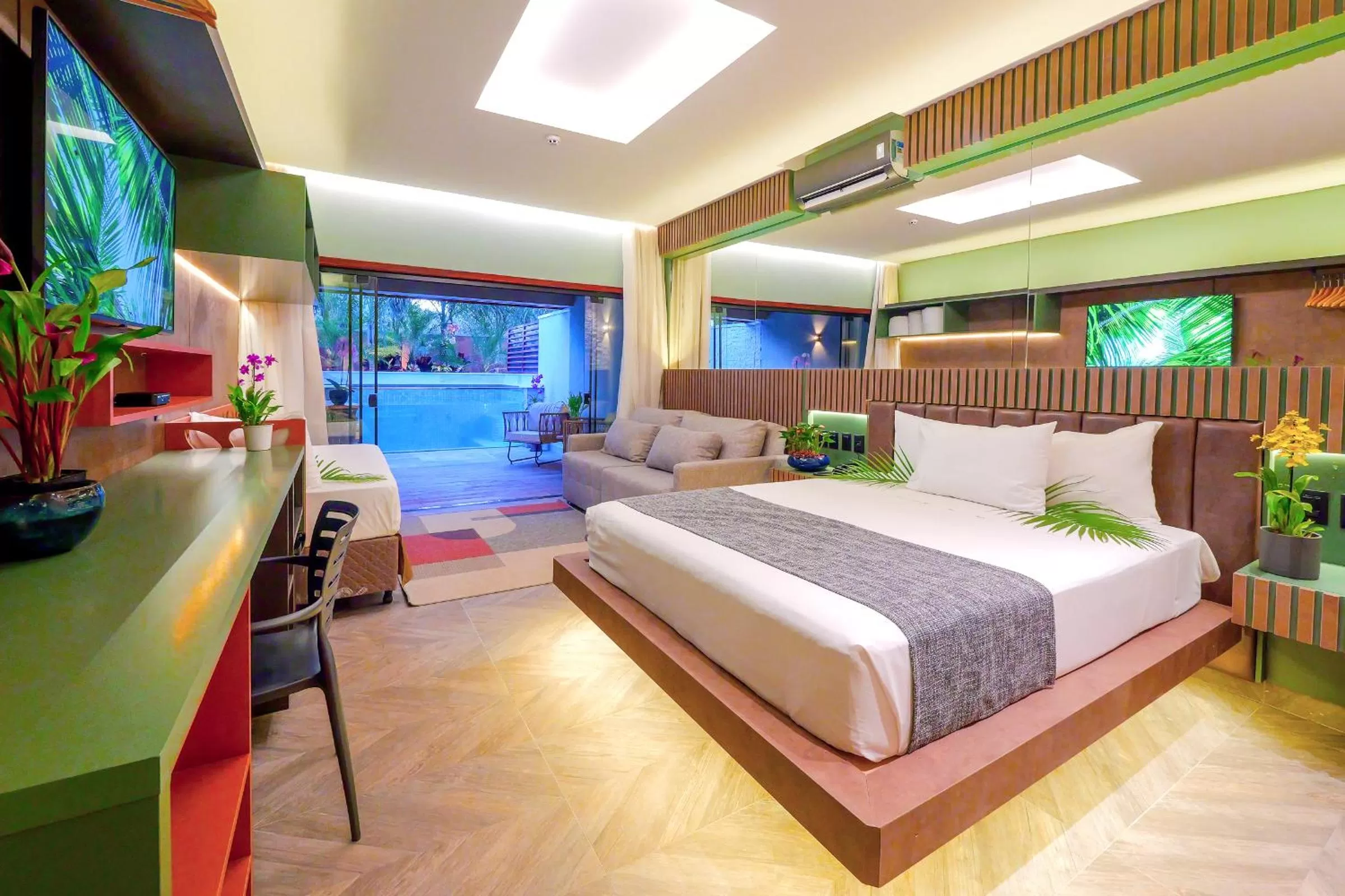 Bedroom, Bed in Arte da Natureza Hotel Bonito