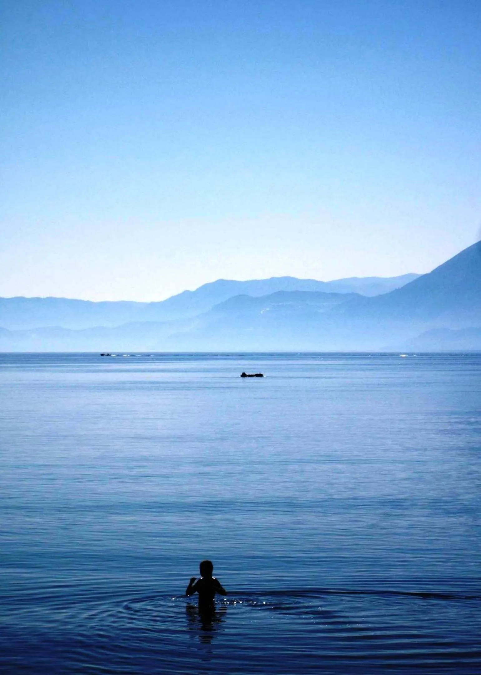 People in Faedra Beach