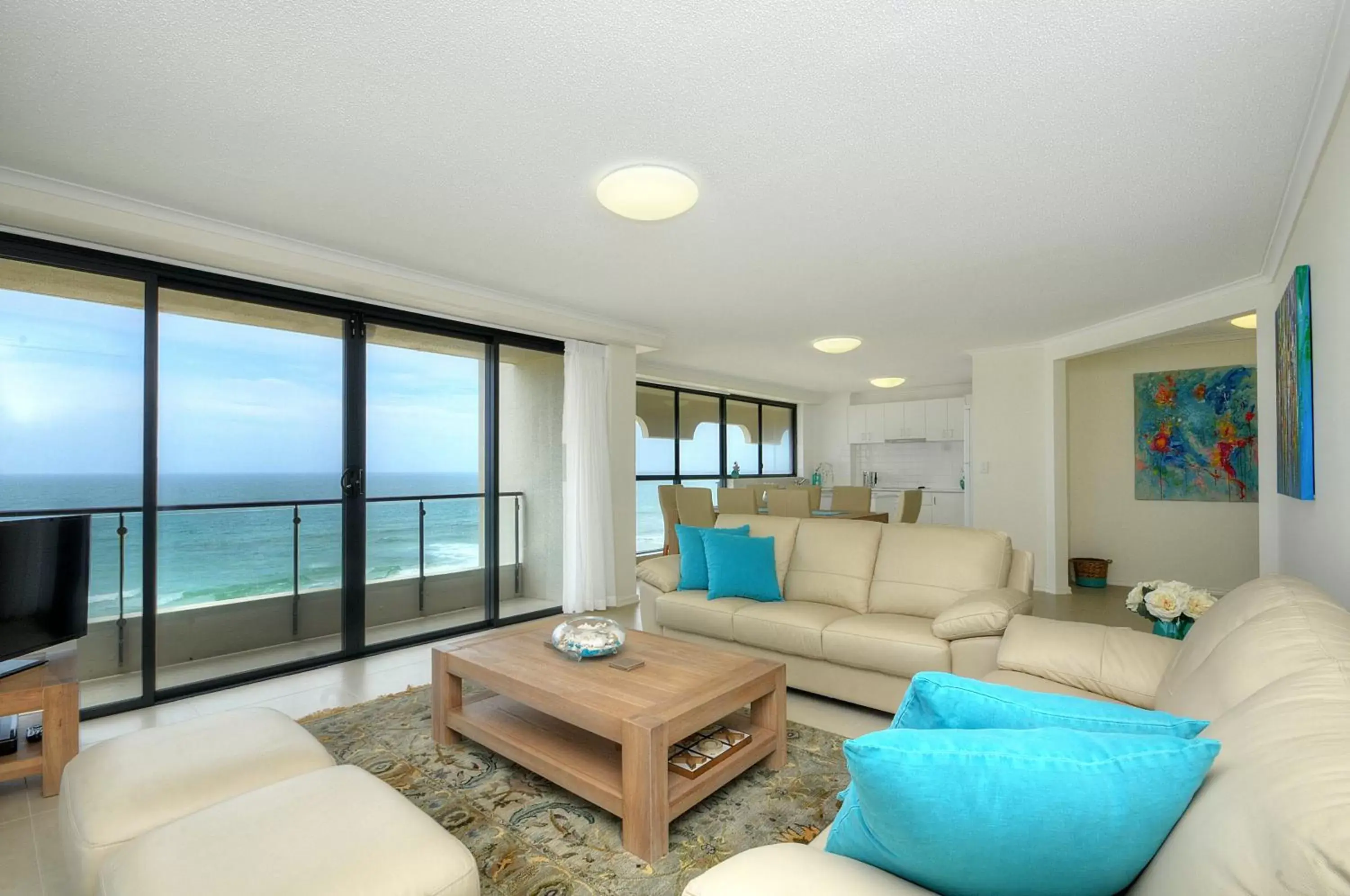 Three-Bedroom Apartment #9- Ocean Front at Darenay Building  in Spindrift on the Beach - Absolute Beachfront