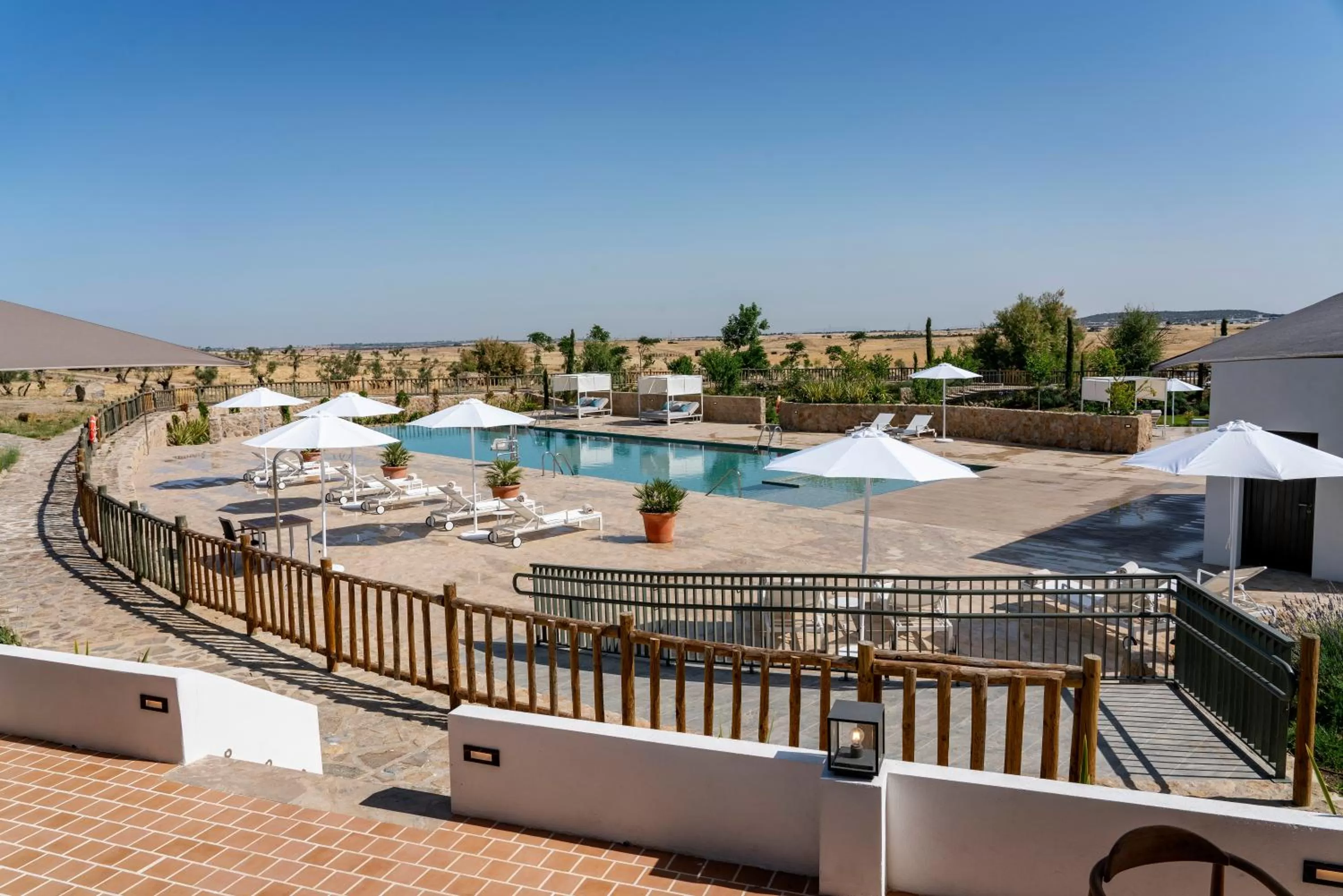 Pool view in Hospes Palacio de Arenales & Spa
