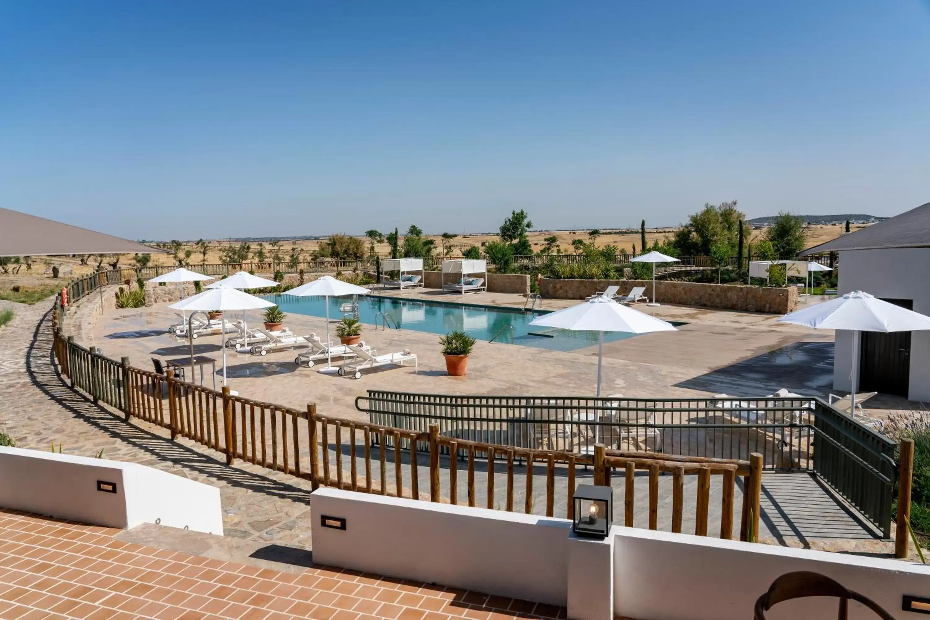 Pool View in Hospes Palacio de Arenales & Spa