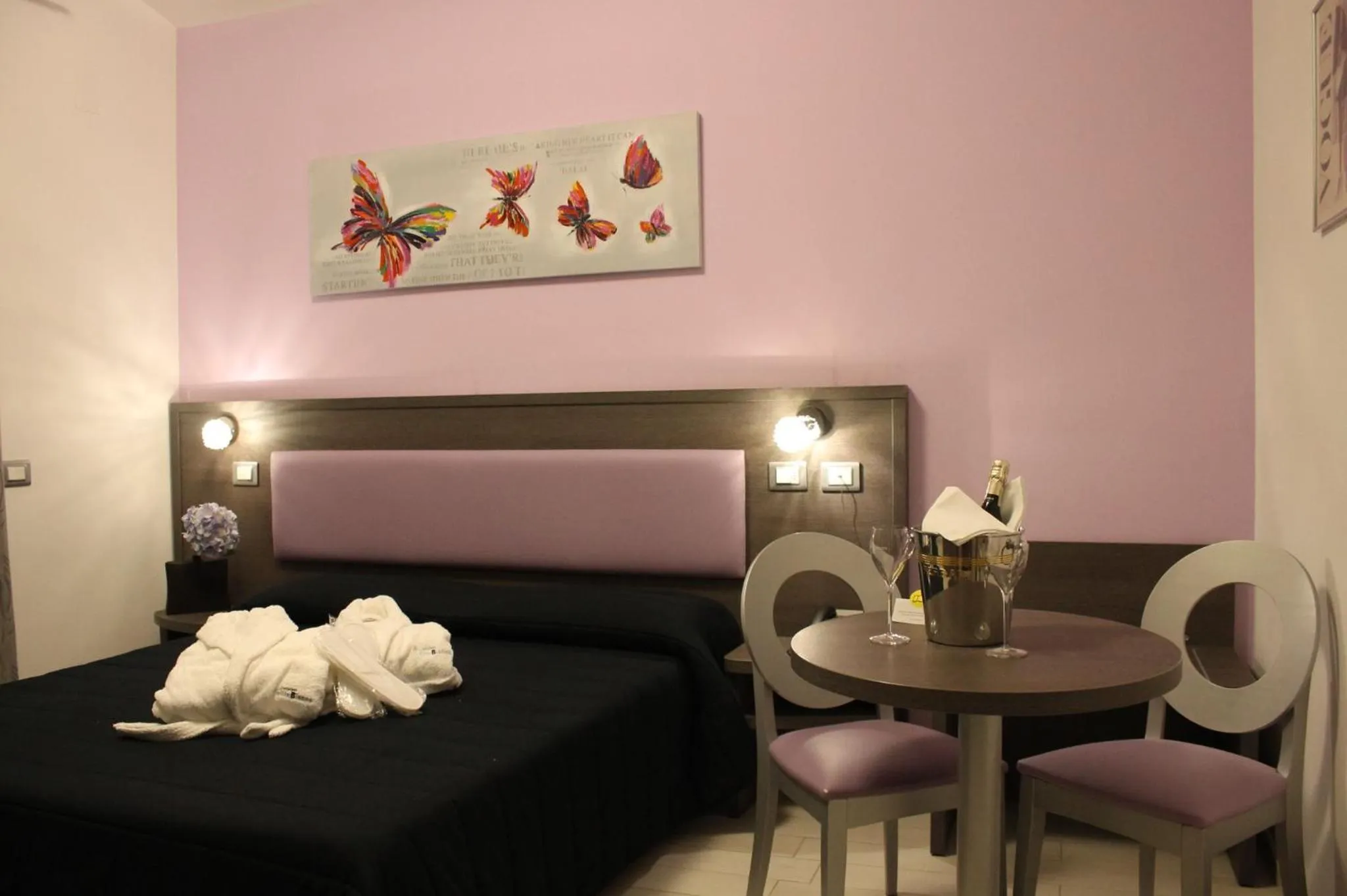 Bed in Hotel Villa Bianca