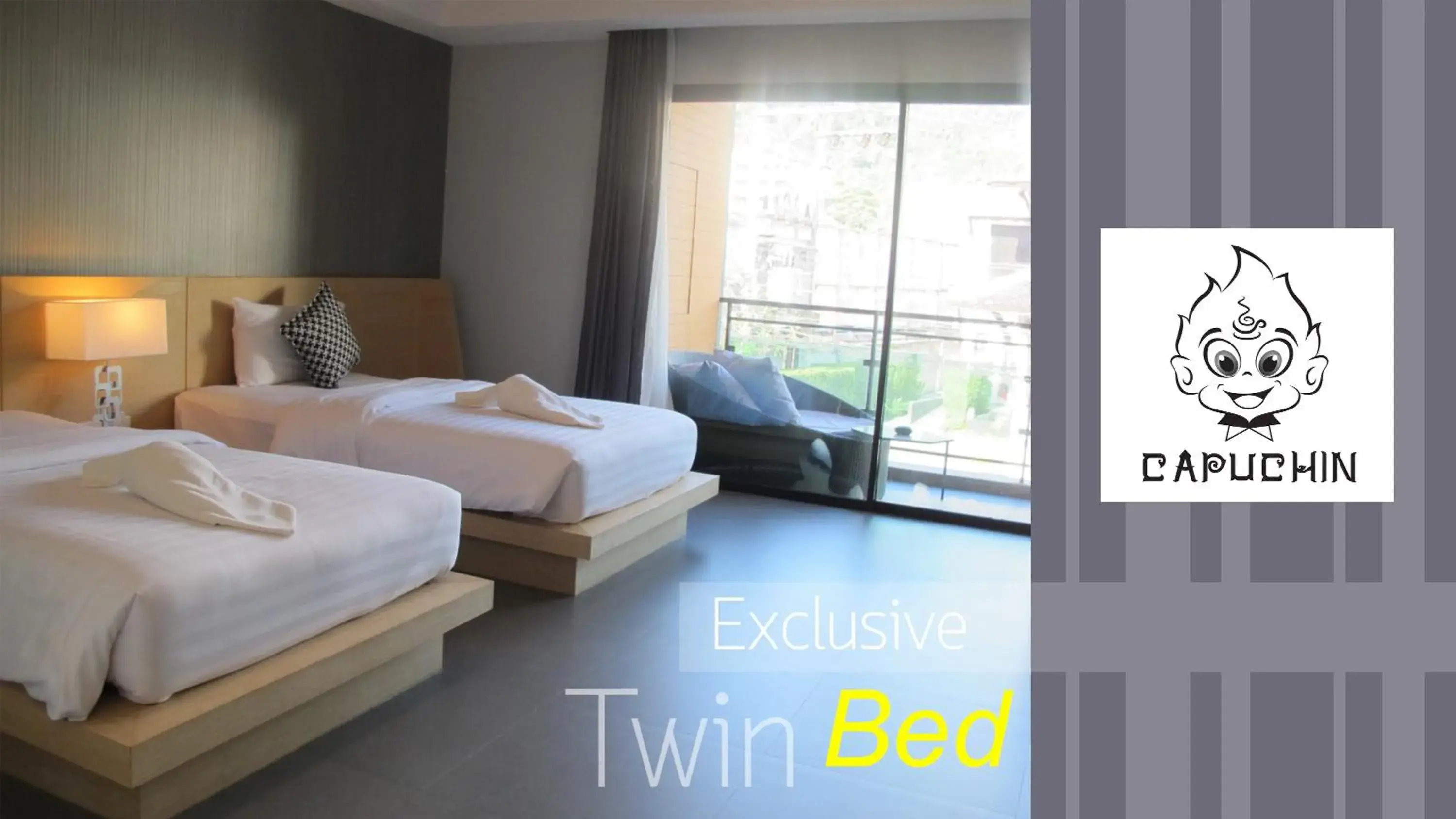 Bed in The Capuchin Hotel Krabi, Ao Nang Beach - SHA Plus