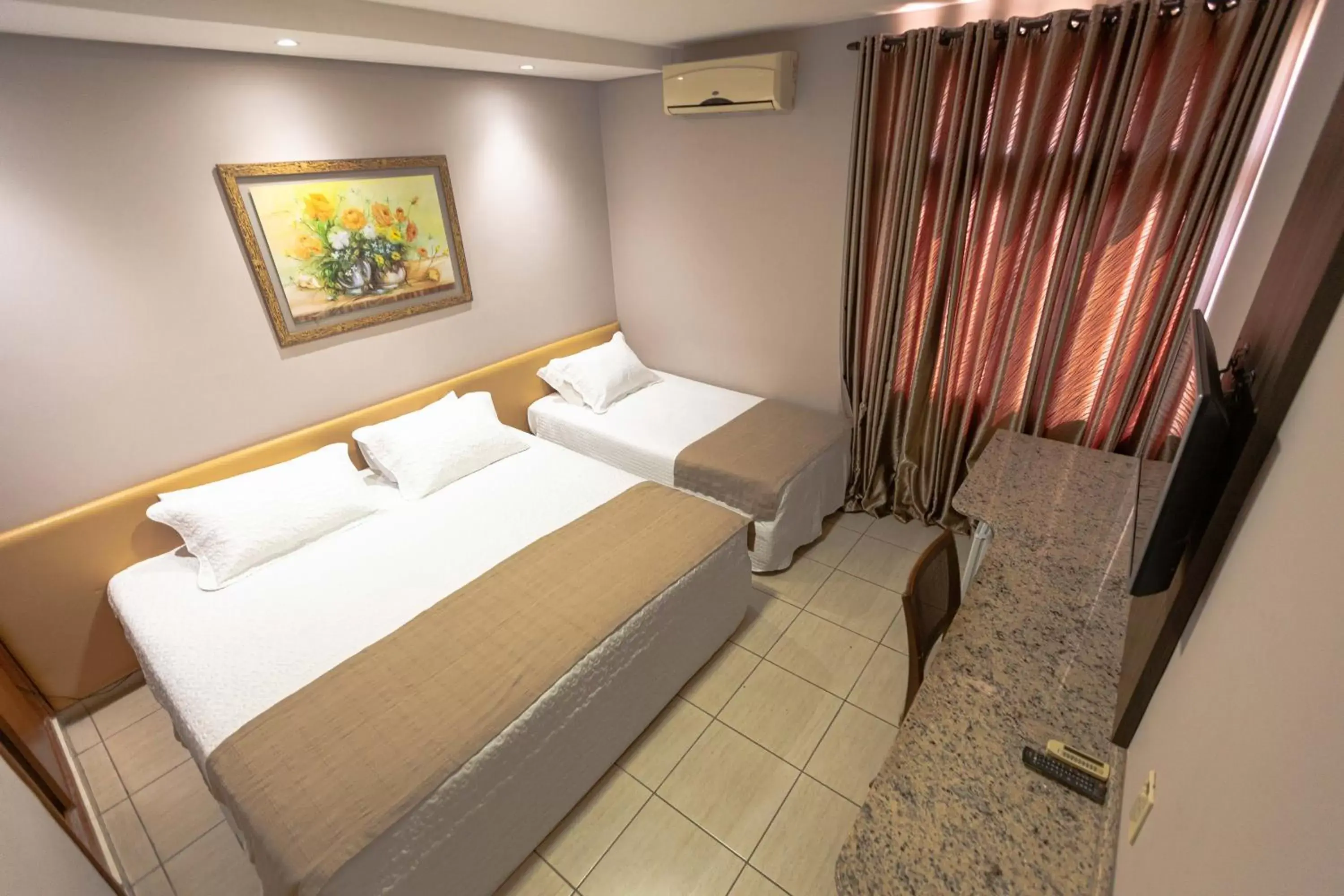 Bed in Hotel Foz do Iguaçu