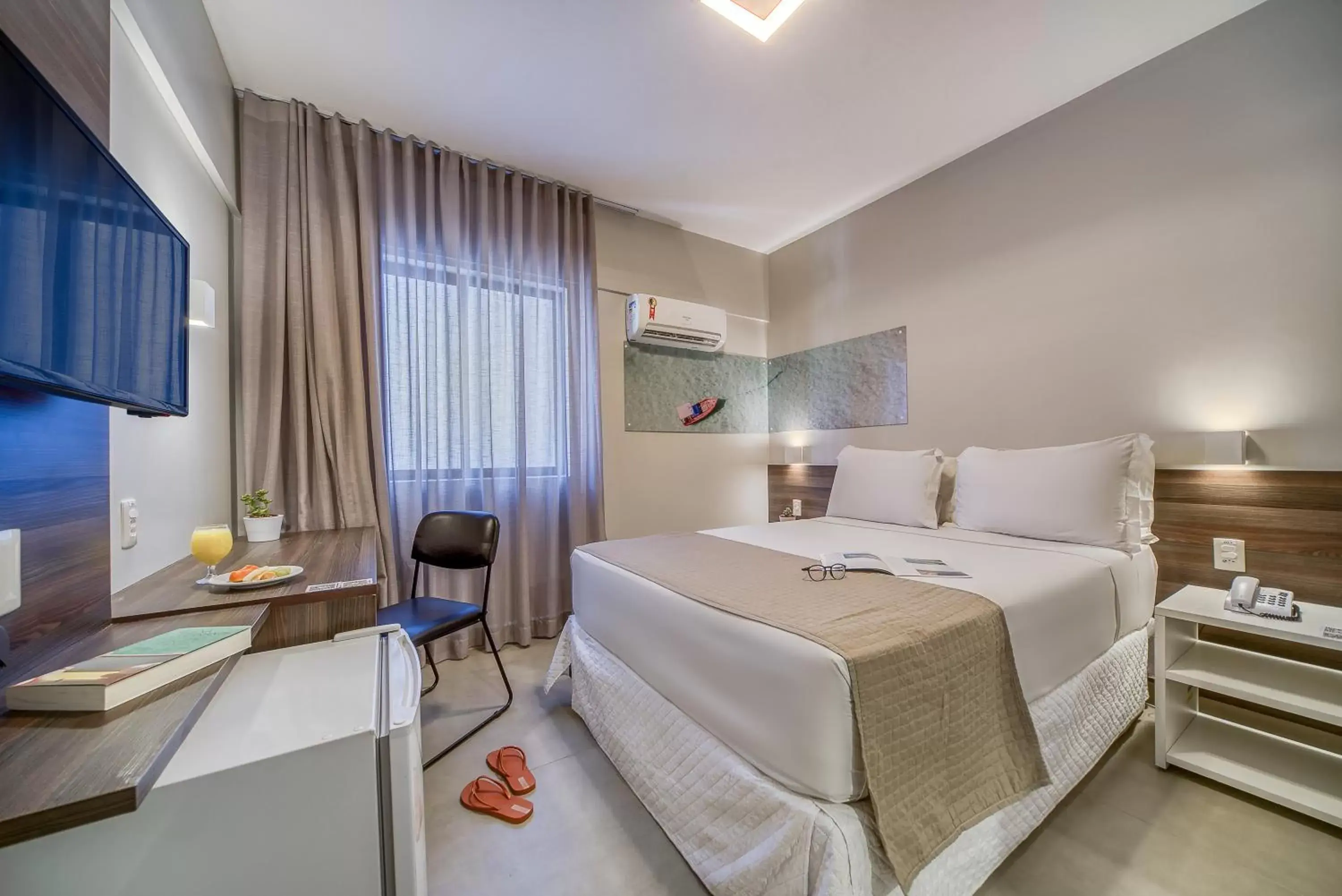 Bedroom, Bed in Tambaqui Praia Hotel