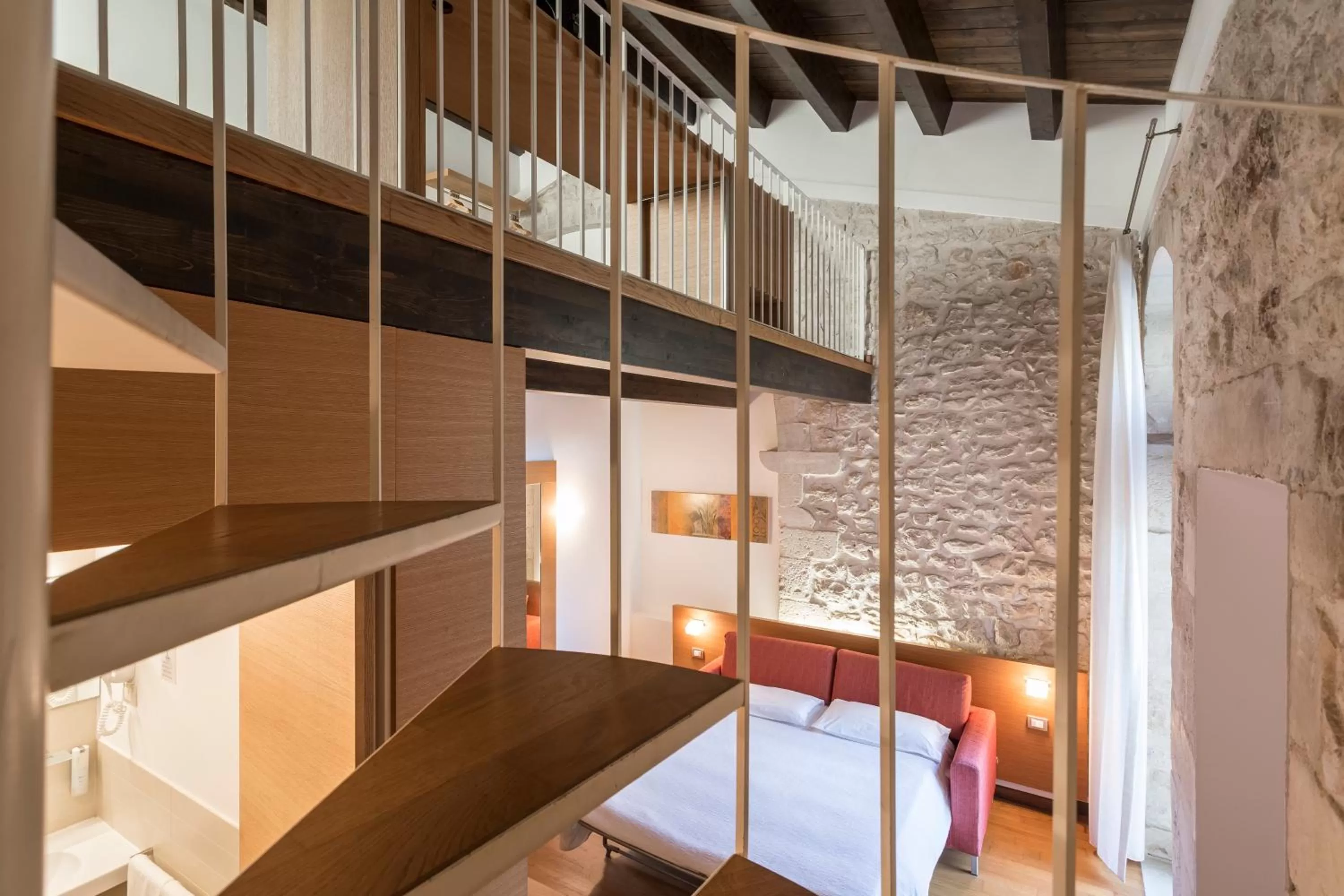 Bed in Hotel Villa Carlotta