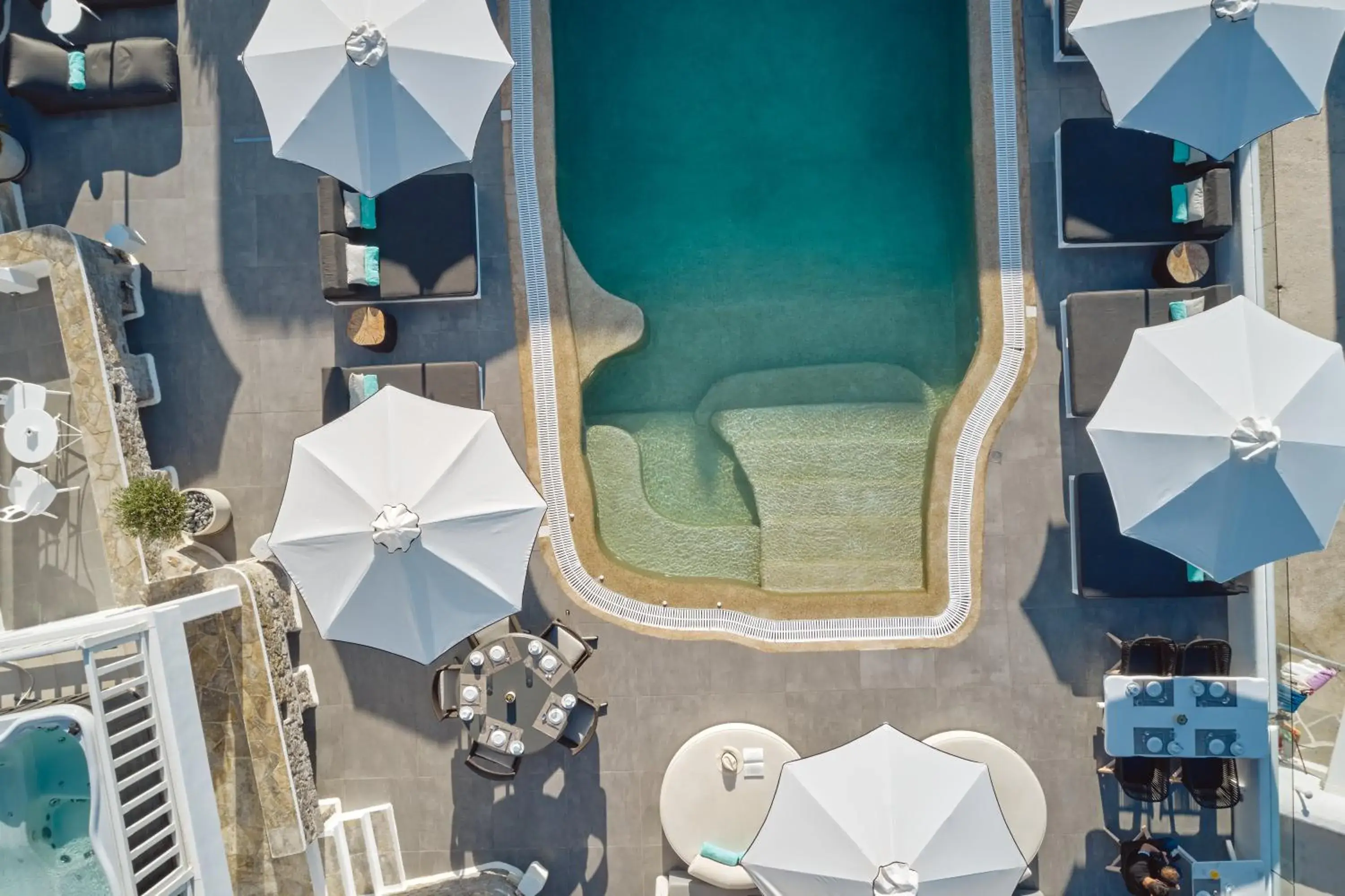 Swimming pool, Pool View in Mykonos Princess Hotel