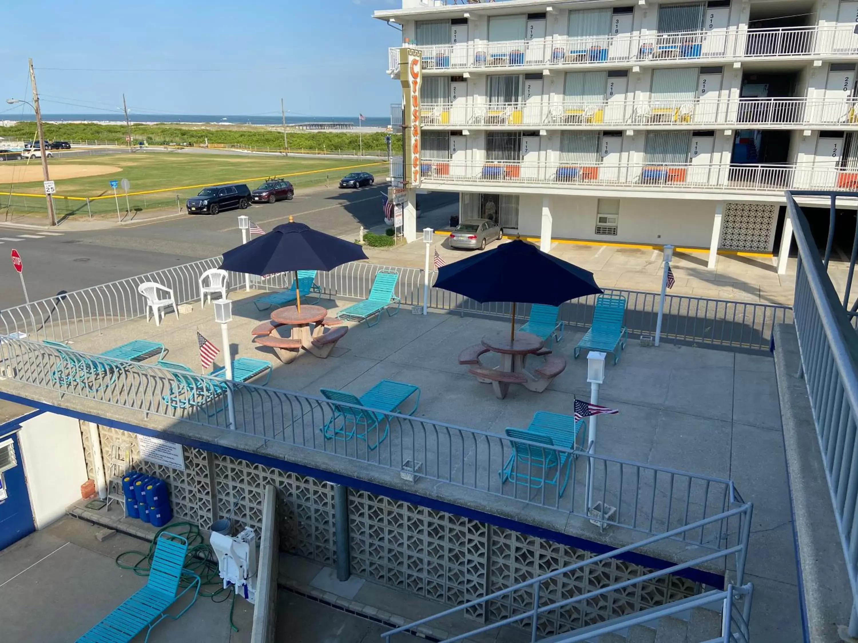Balcony/Terrace in Yankee Clipper Resort Motel