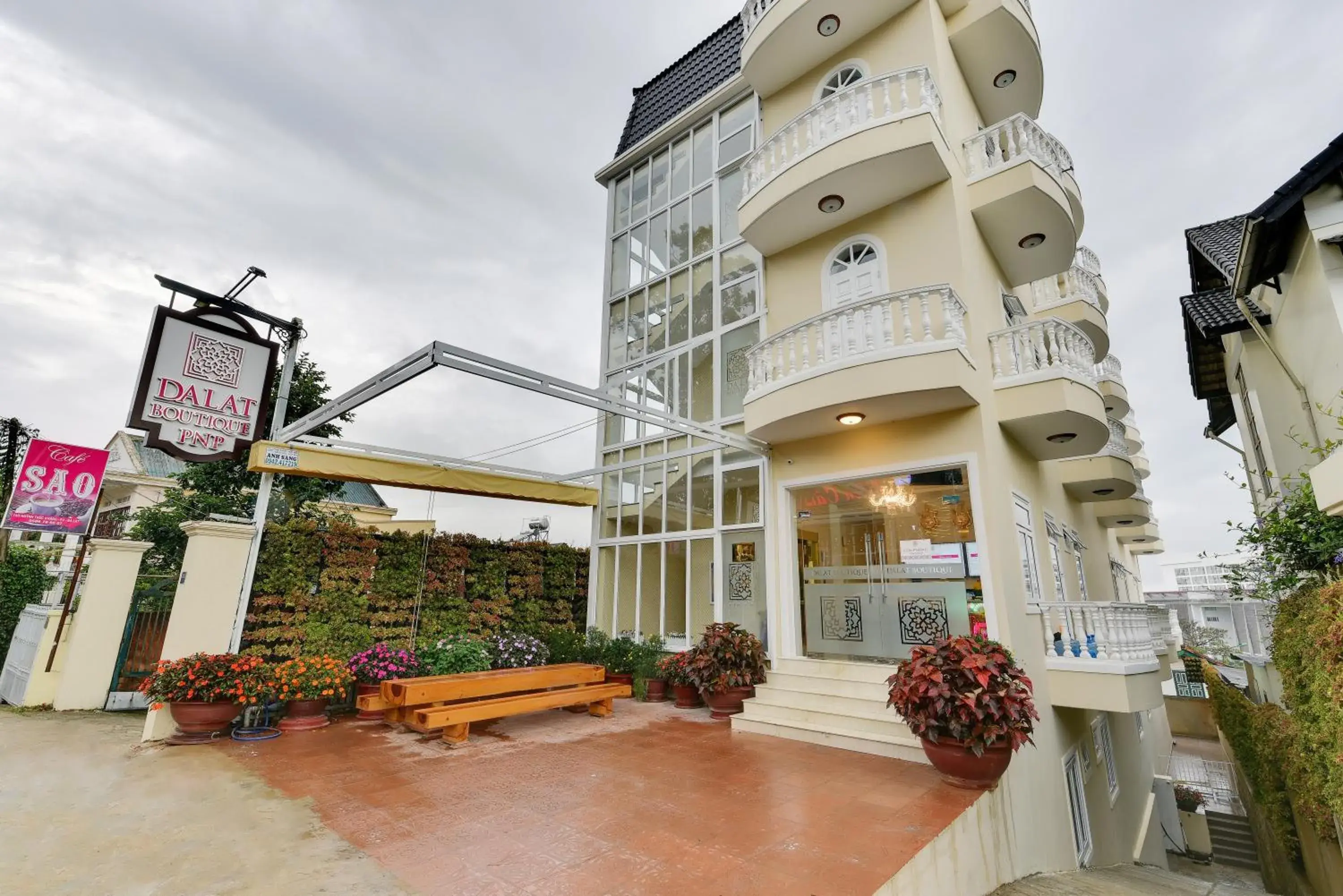 Facade/entrance, Property Building in Dalat Boutique Hotel