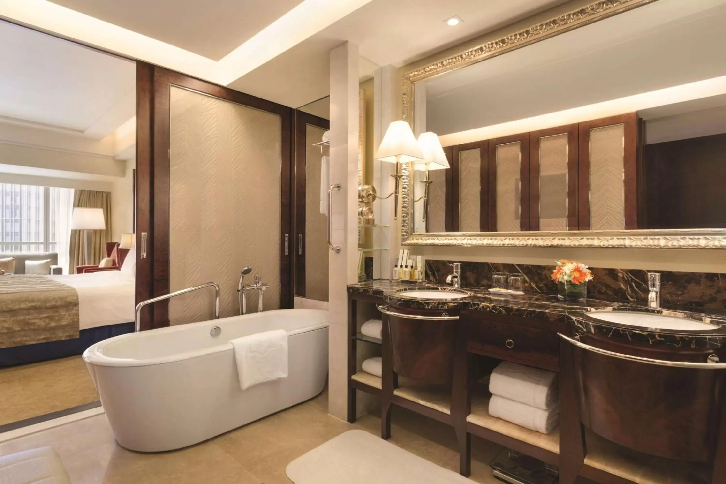 Bathroom in Shangri-La Qingdao - May Fourth Square