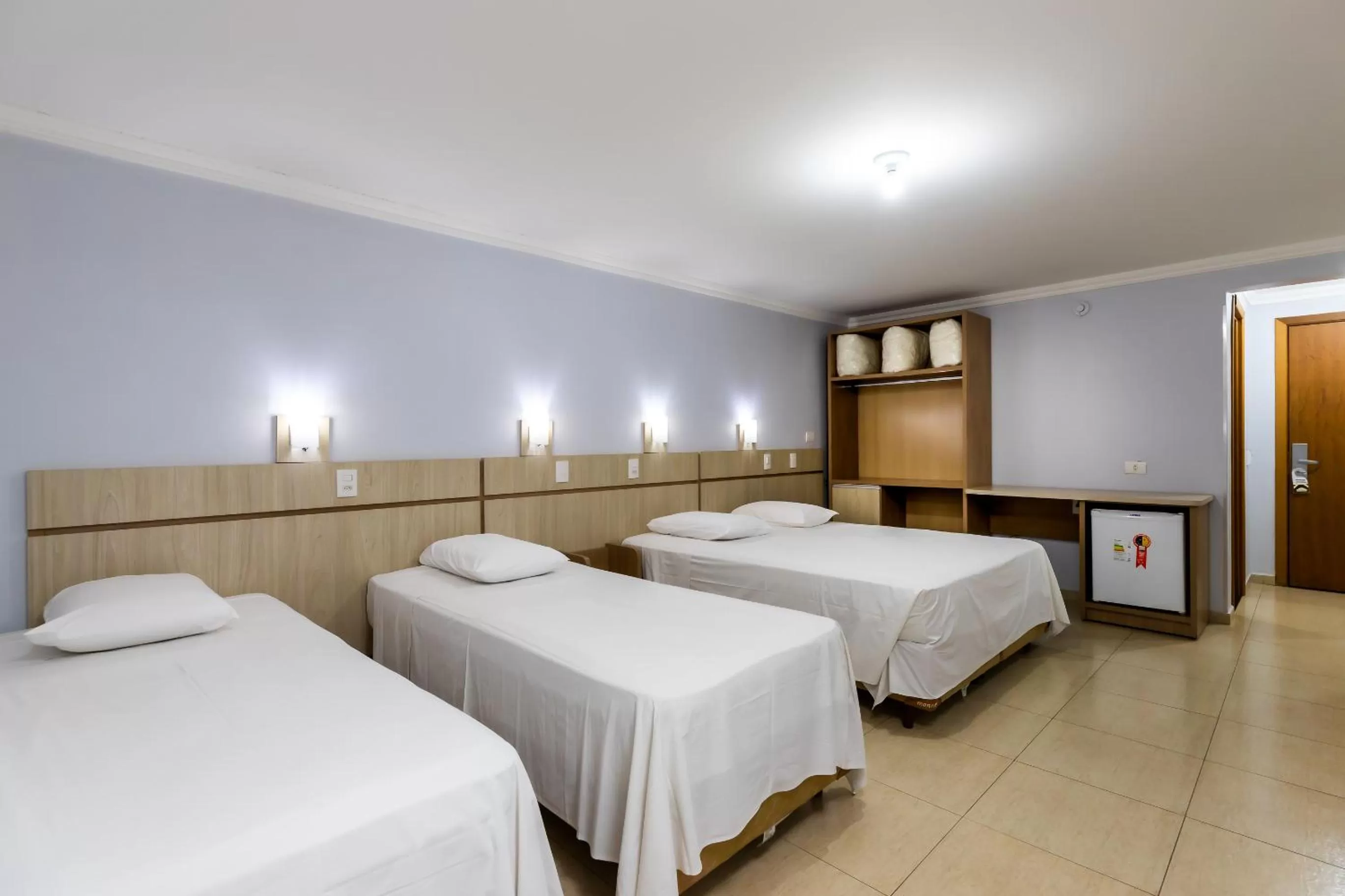 Bed in Hotel Baviera Iguassu