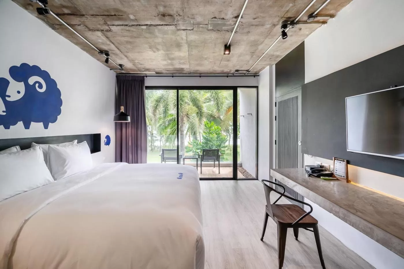 View (from property/room), Bed in Kokotel Khao Lak Lighthouse