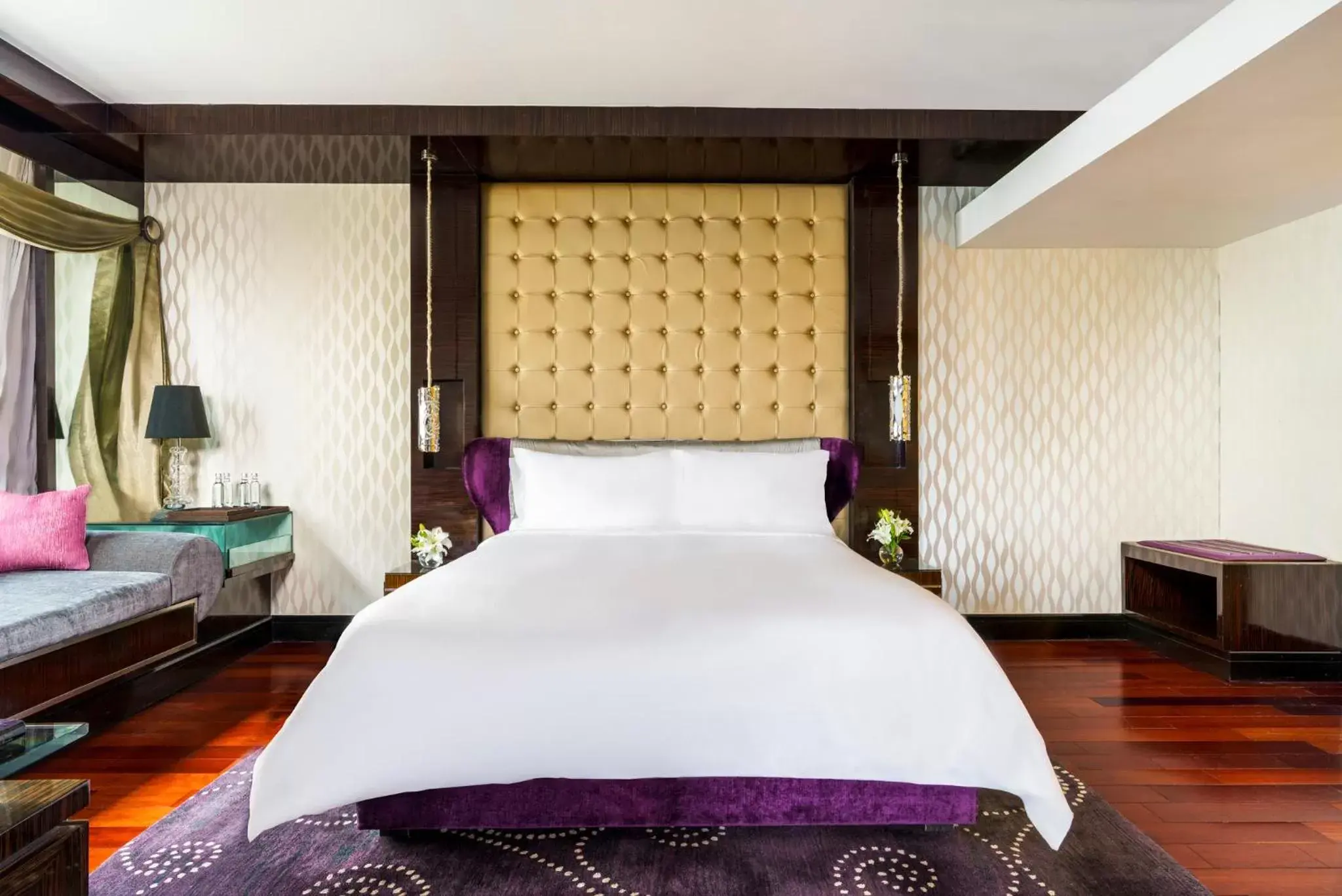 Bed in Sofitel Mumbai BKC