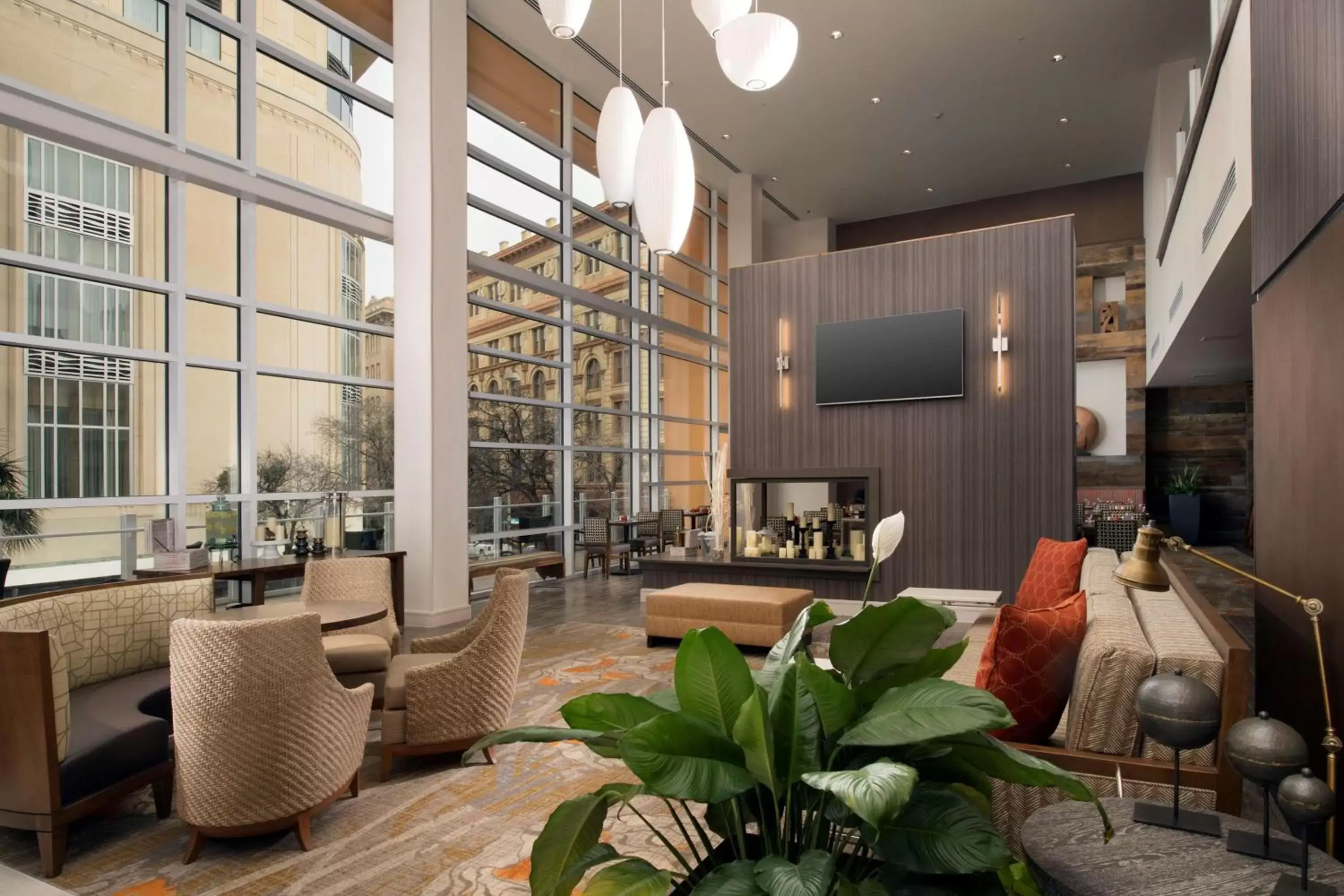 Lobby or reception, Lounge/Bar in Hilton Garden Inn San Antonio Downtown Riverwalk