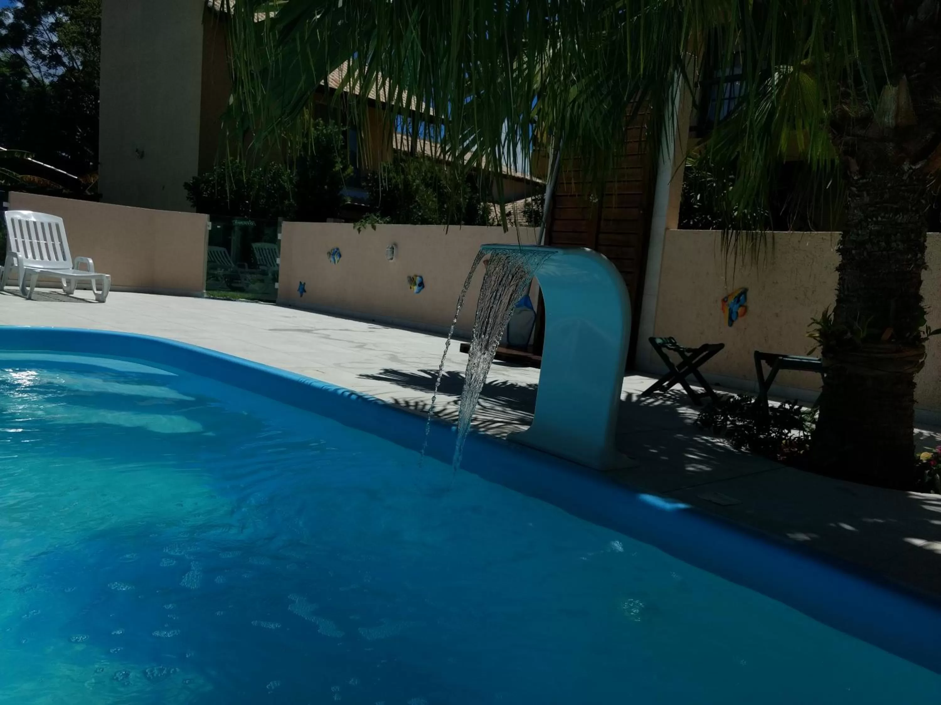 Pool view in Pousada Santa Genoveva campeche