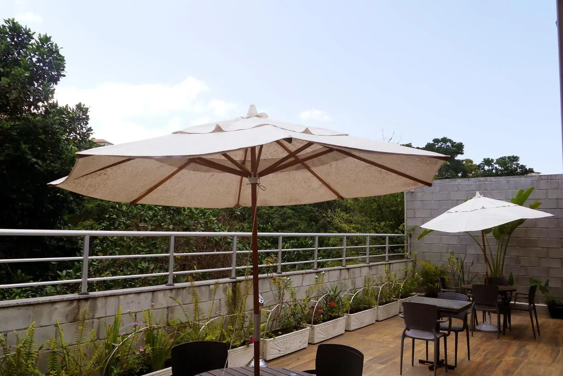 Patio in CabanaCopa Hostel