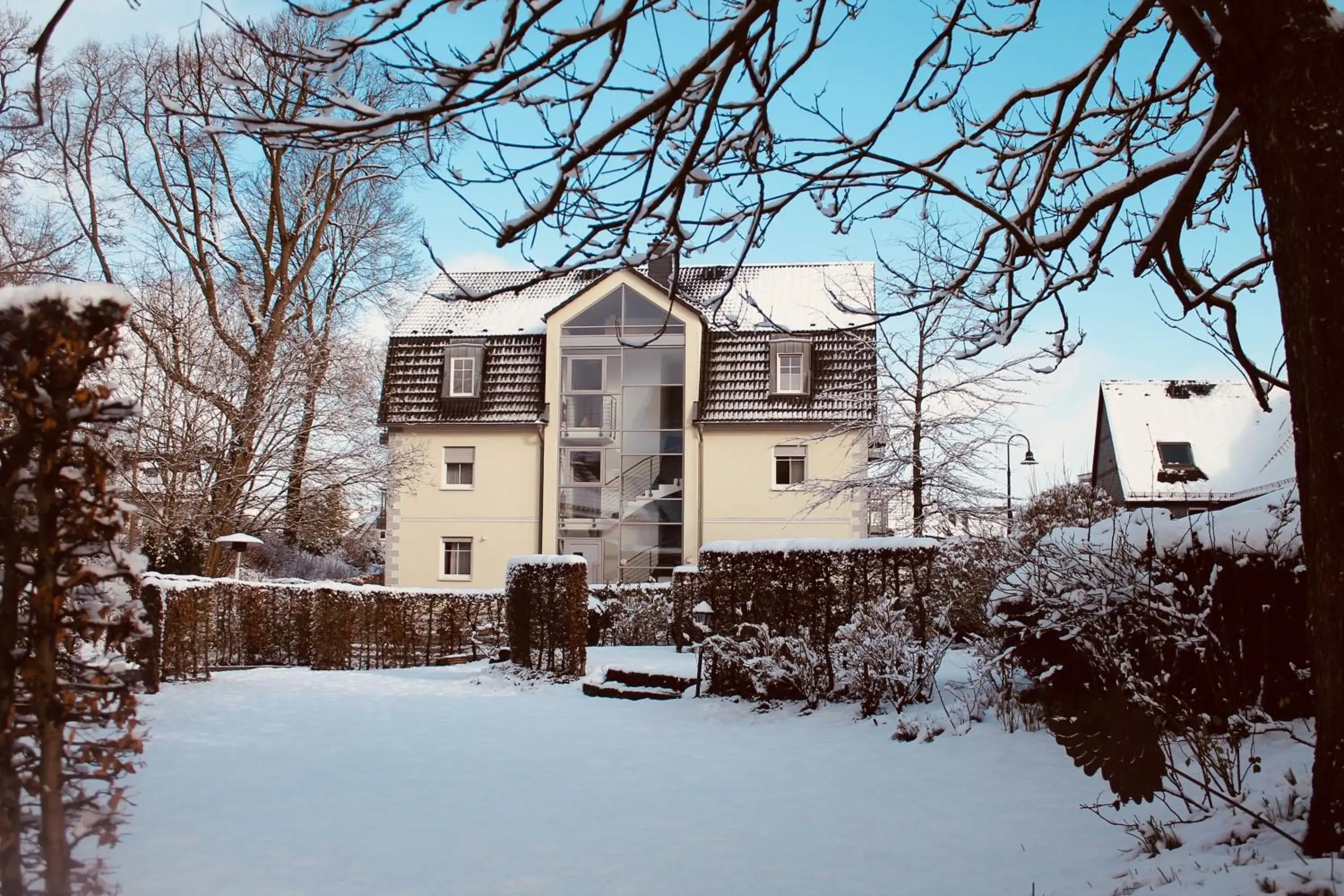 Property building, Winter in Hotel am Wallgraben