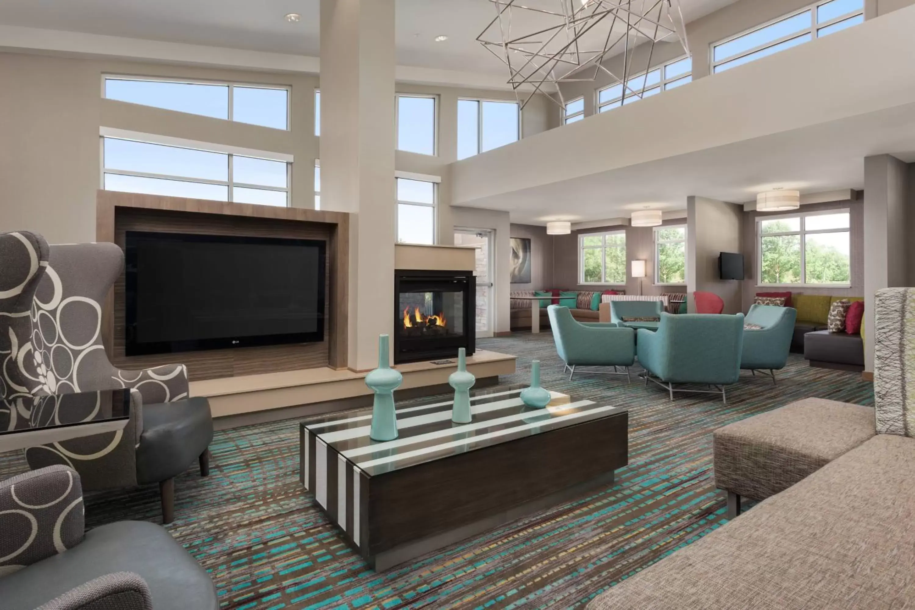 Lobby or reception, Seating Area in Residence Inn by Marriott Shreveport-Bossier City/Downtown