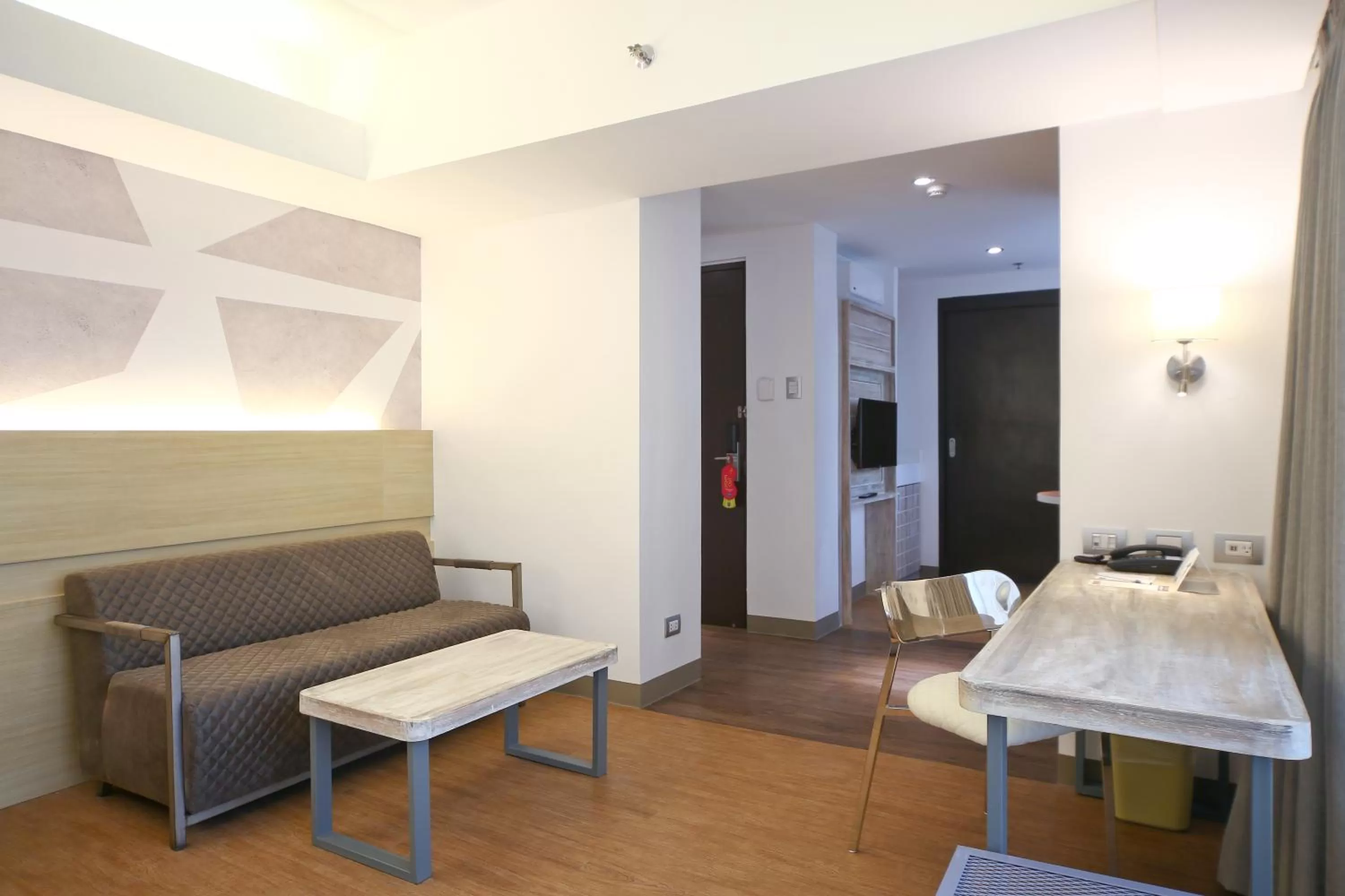 Living room in TRYP by Wyndham Mall of Asia Manila