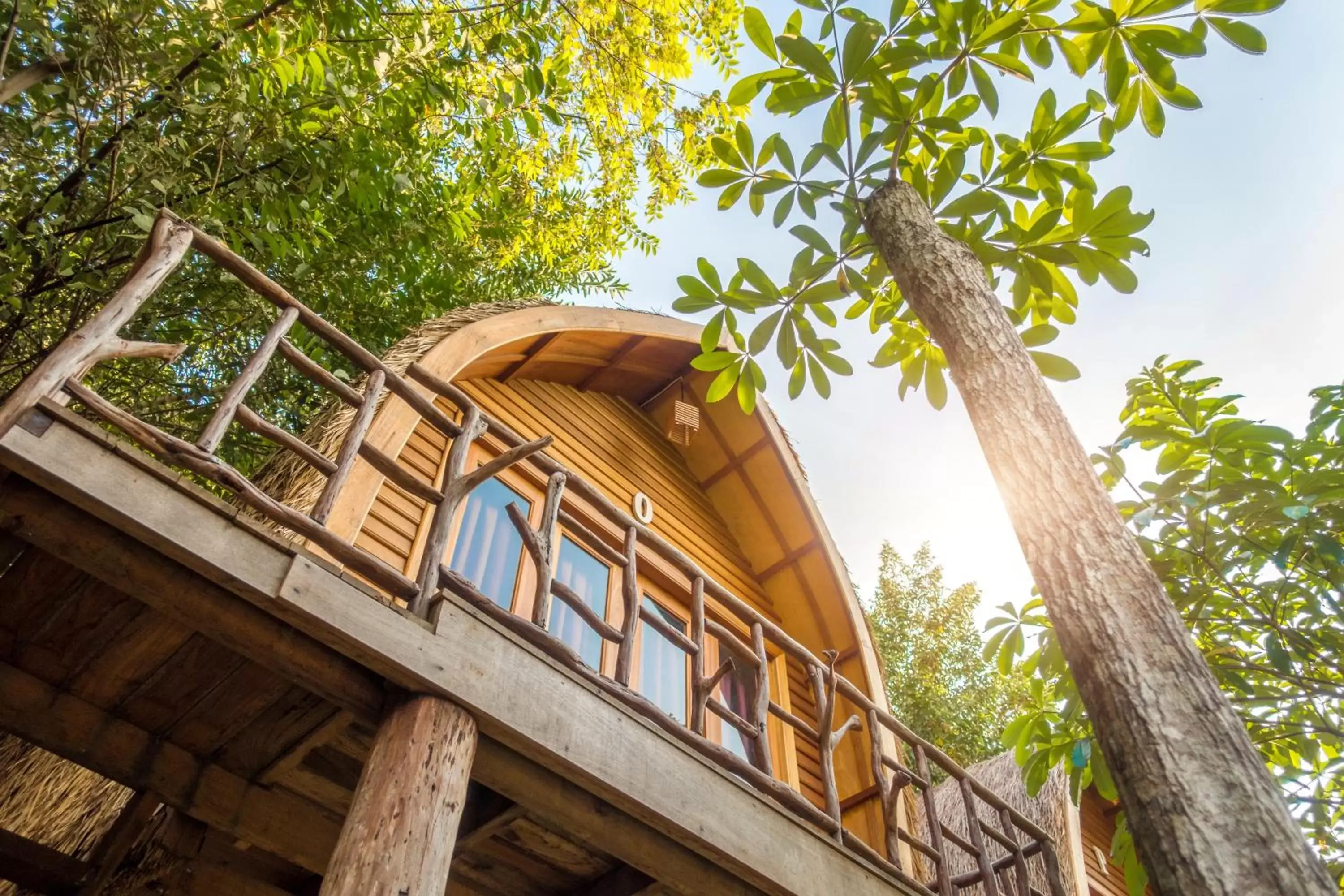 Garden view, Property Building in Bamboo Bungalow