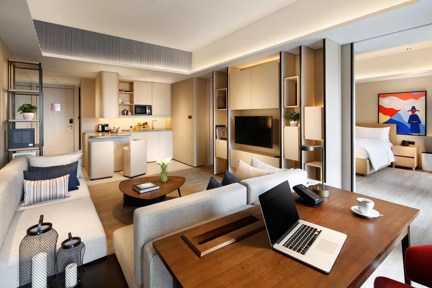 Living room in Artyzen Habitat Dongzhimen Beijing