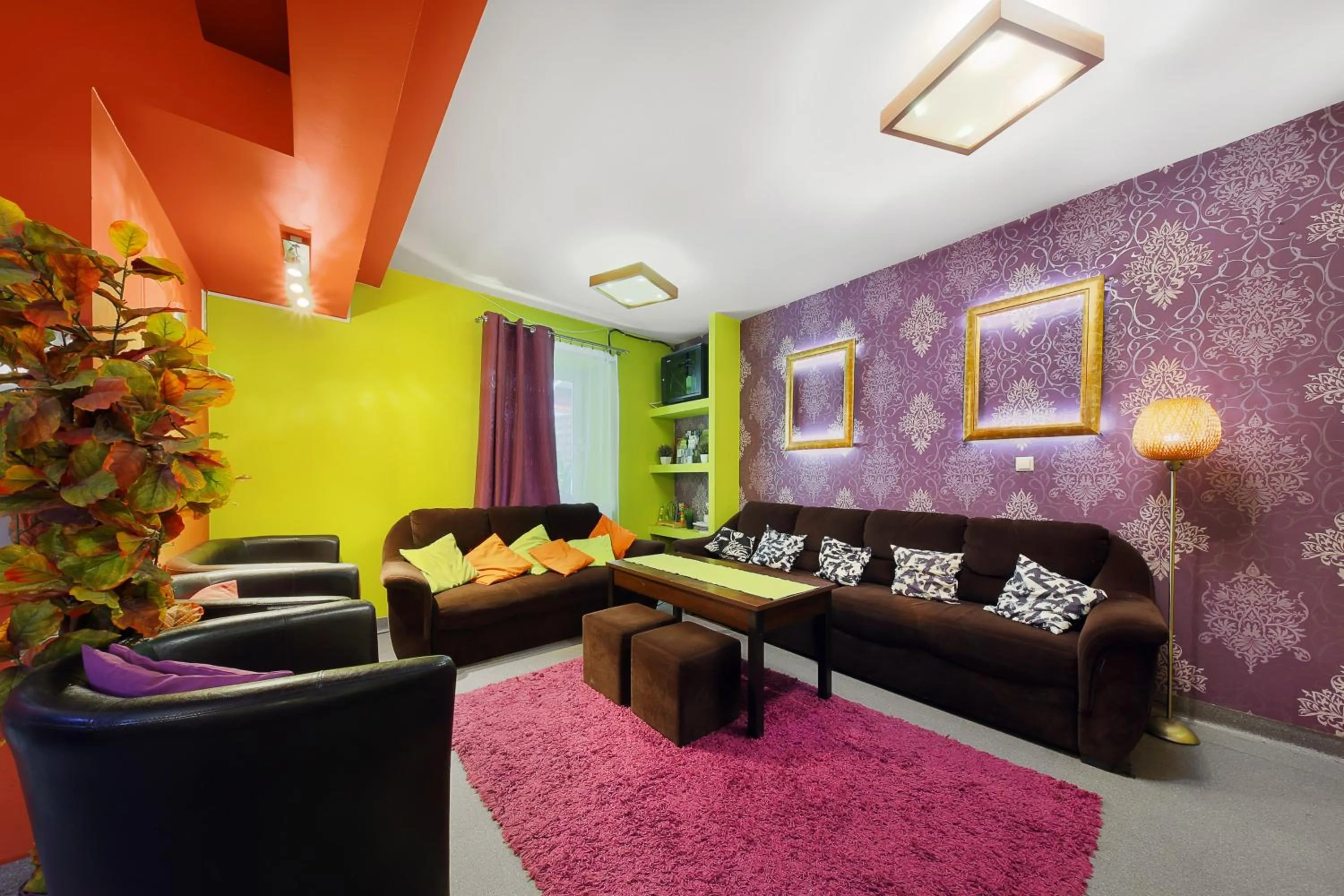 Living room in Moon Hostel Kraków