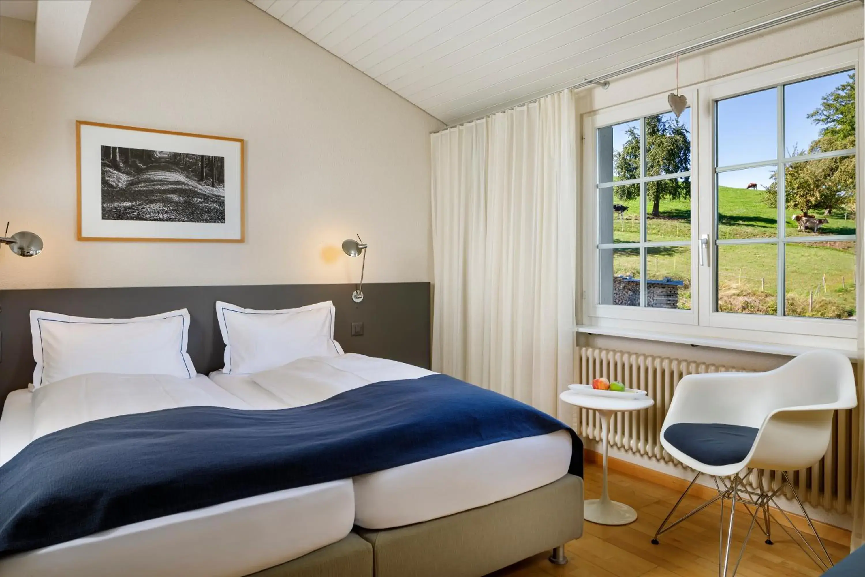 Bed in Hotel Wassberg