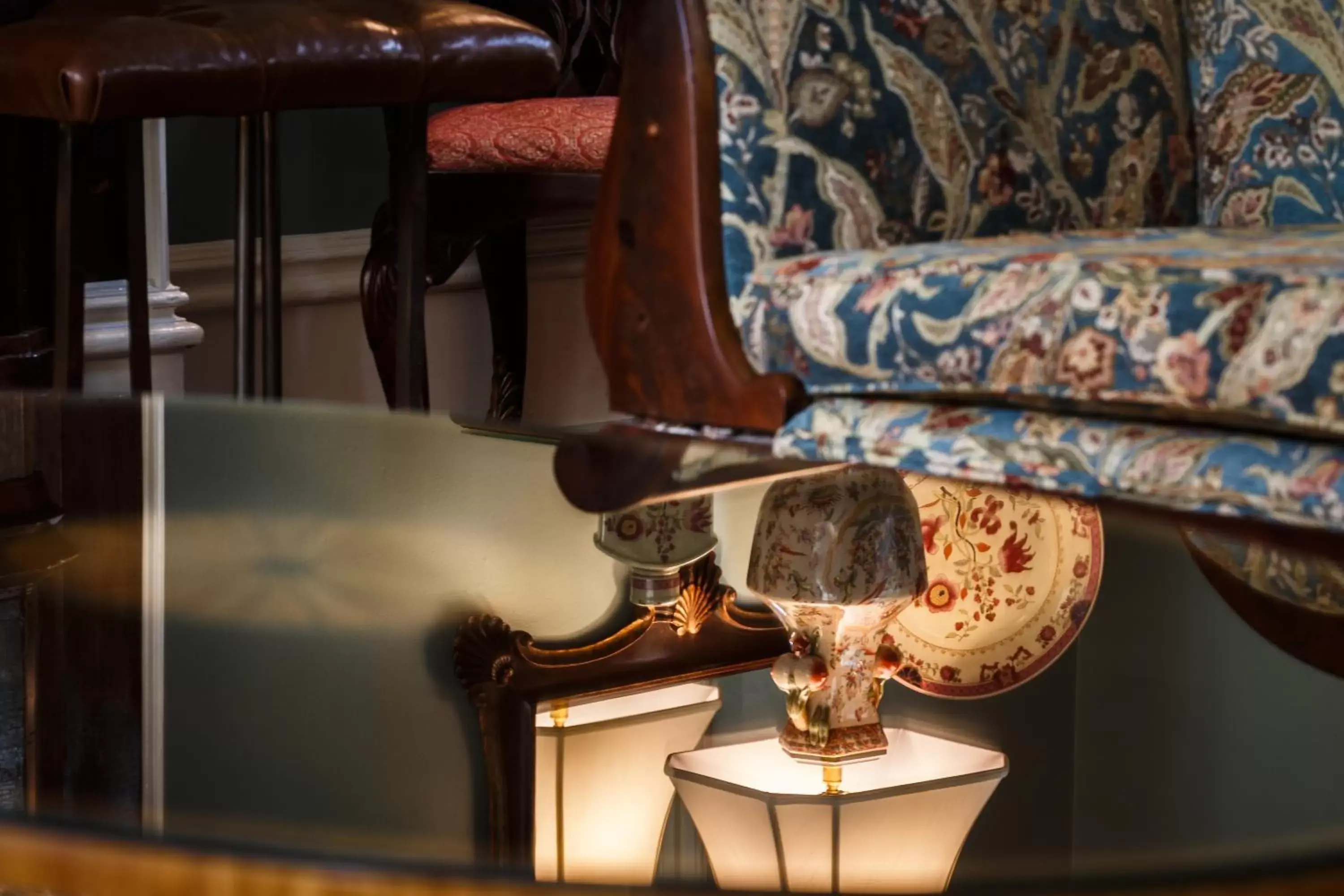 Library, Seating Area in Eliza Thompson House, Historic Inns of Savannah Collection