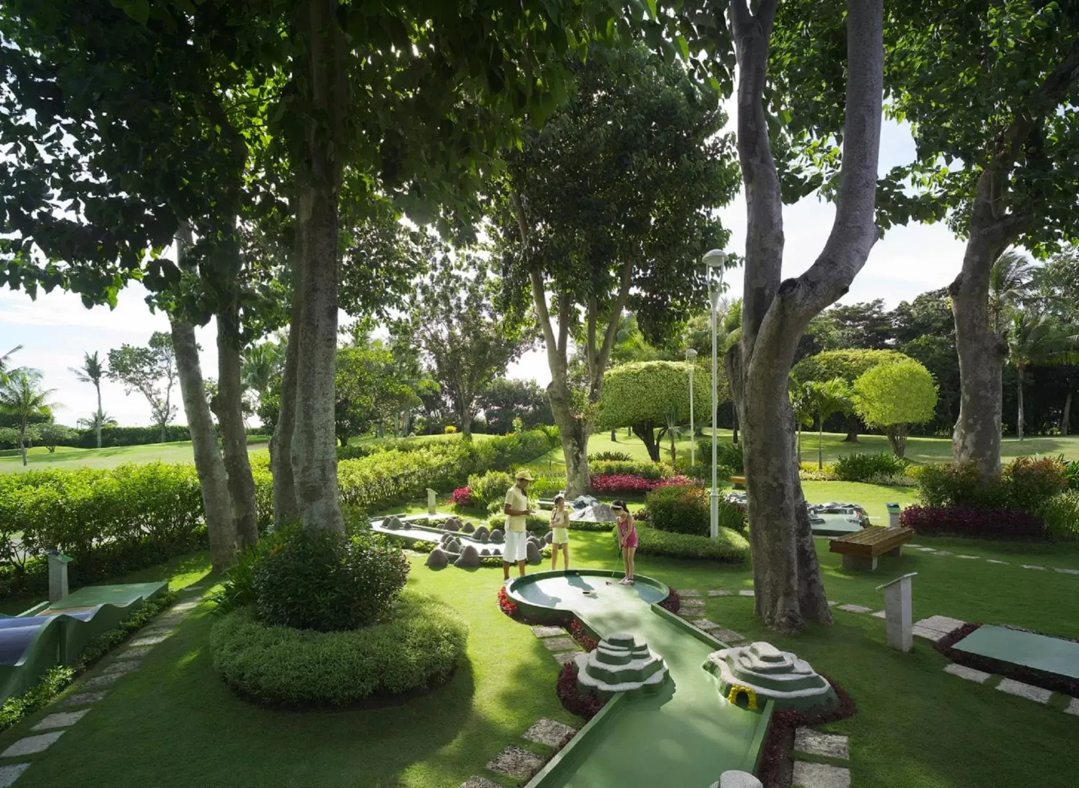 Garden in Shangri-La Mactan, Cebu