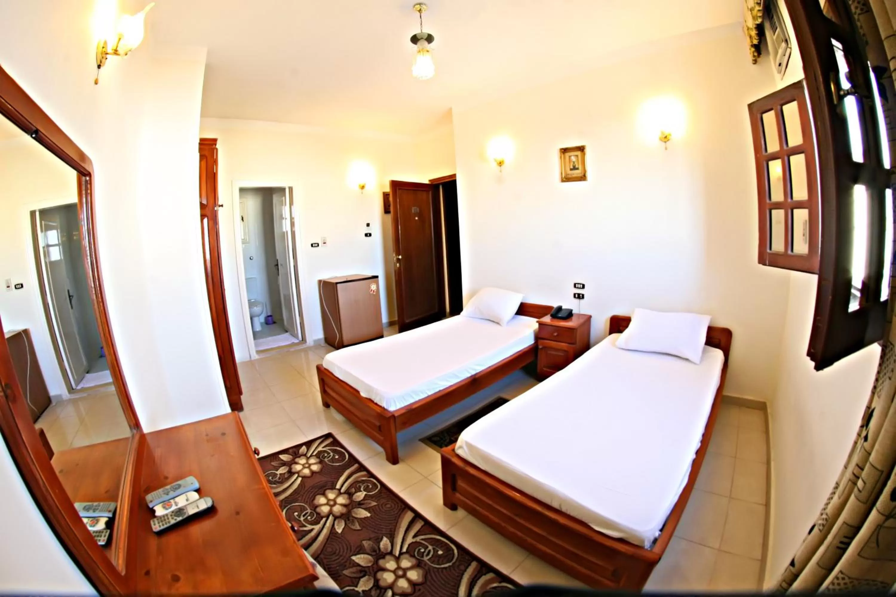 Bed in Luxor Hotel Hurghada