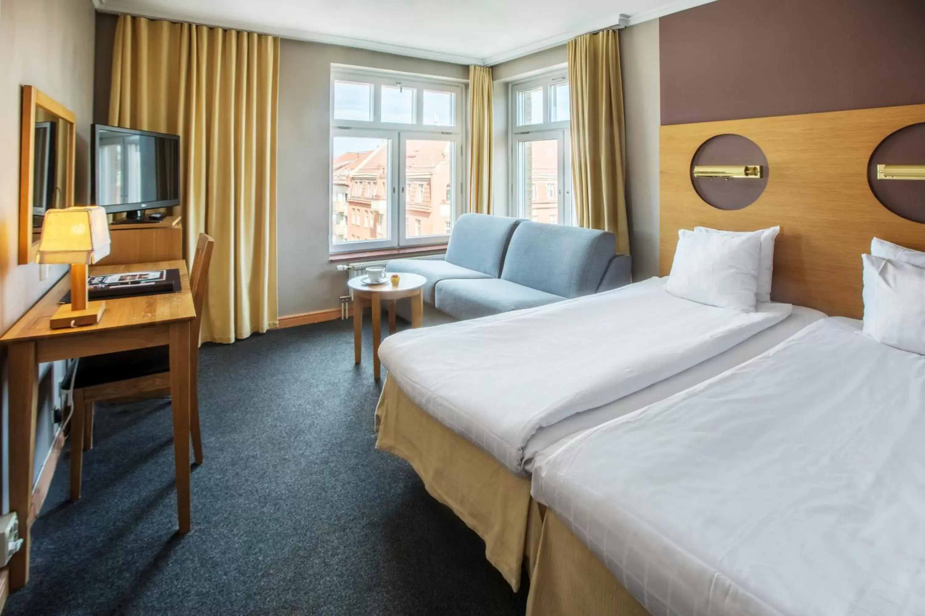Bedroom, Bed in City Hotel Örebro
