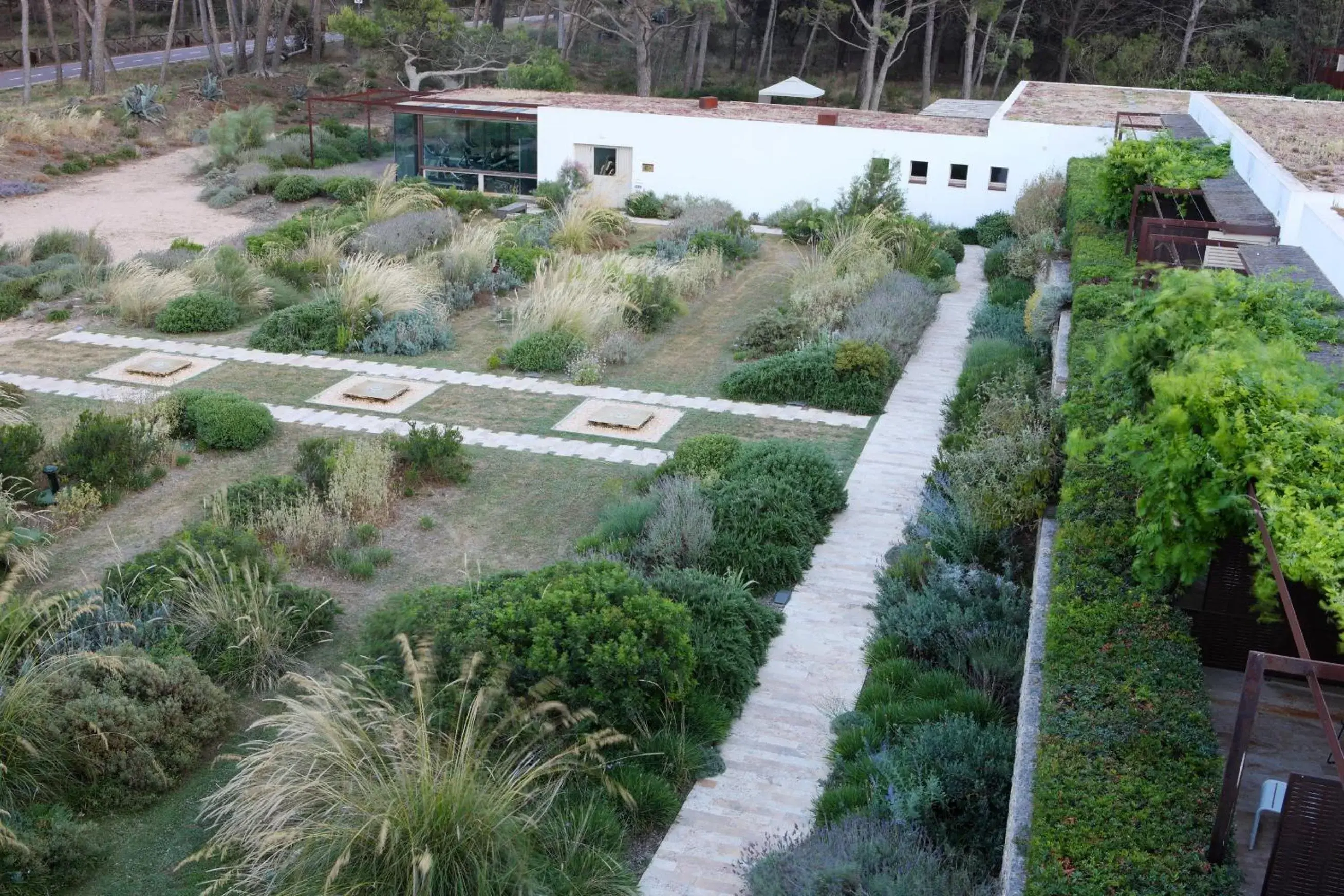 Garden, Bird's-eye View in Hostal Spa Empúries
