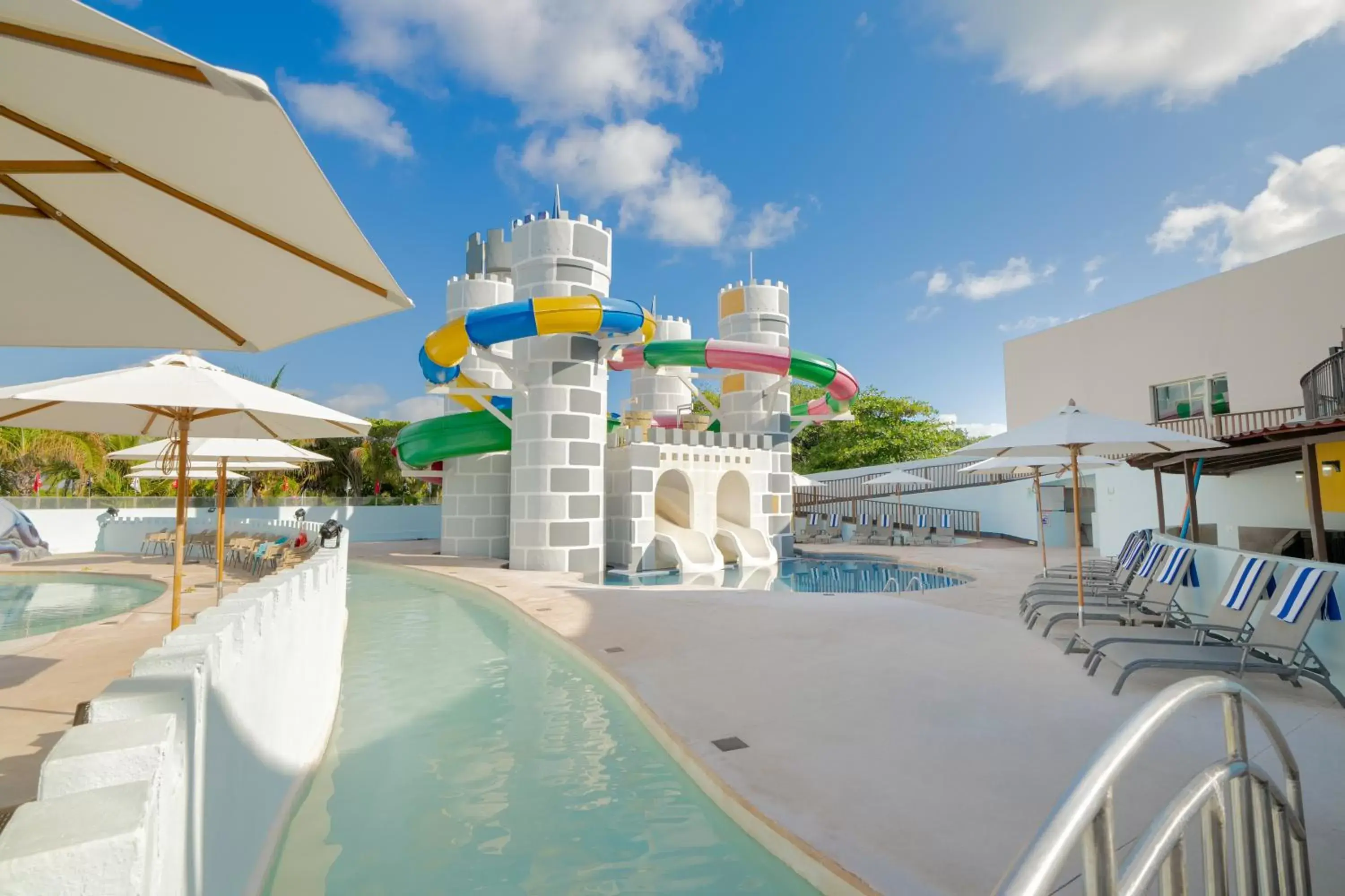 Aqua park, Swimming Pool in Seadust Cancun Family Resort - All Inclusive