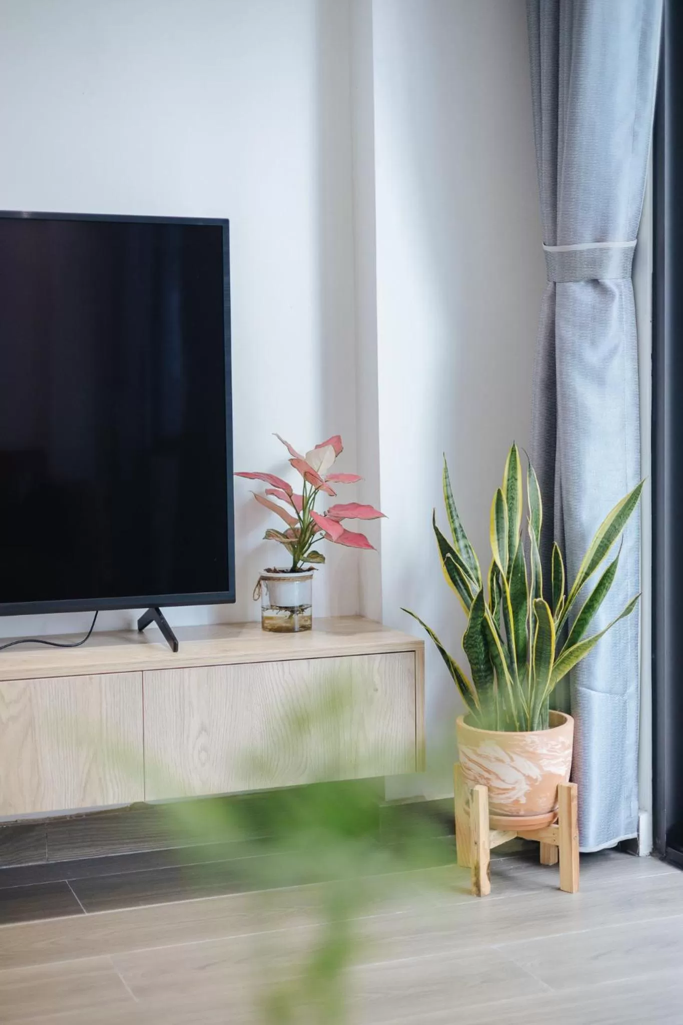 TV and multimedia in LUCK APART 8 - Hanoi Westlake Balcony Studio