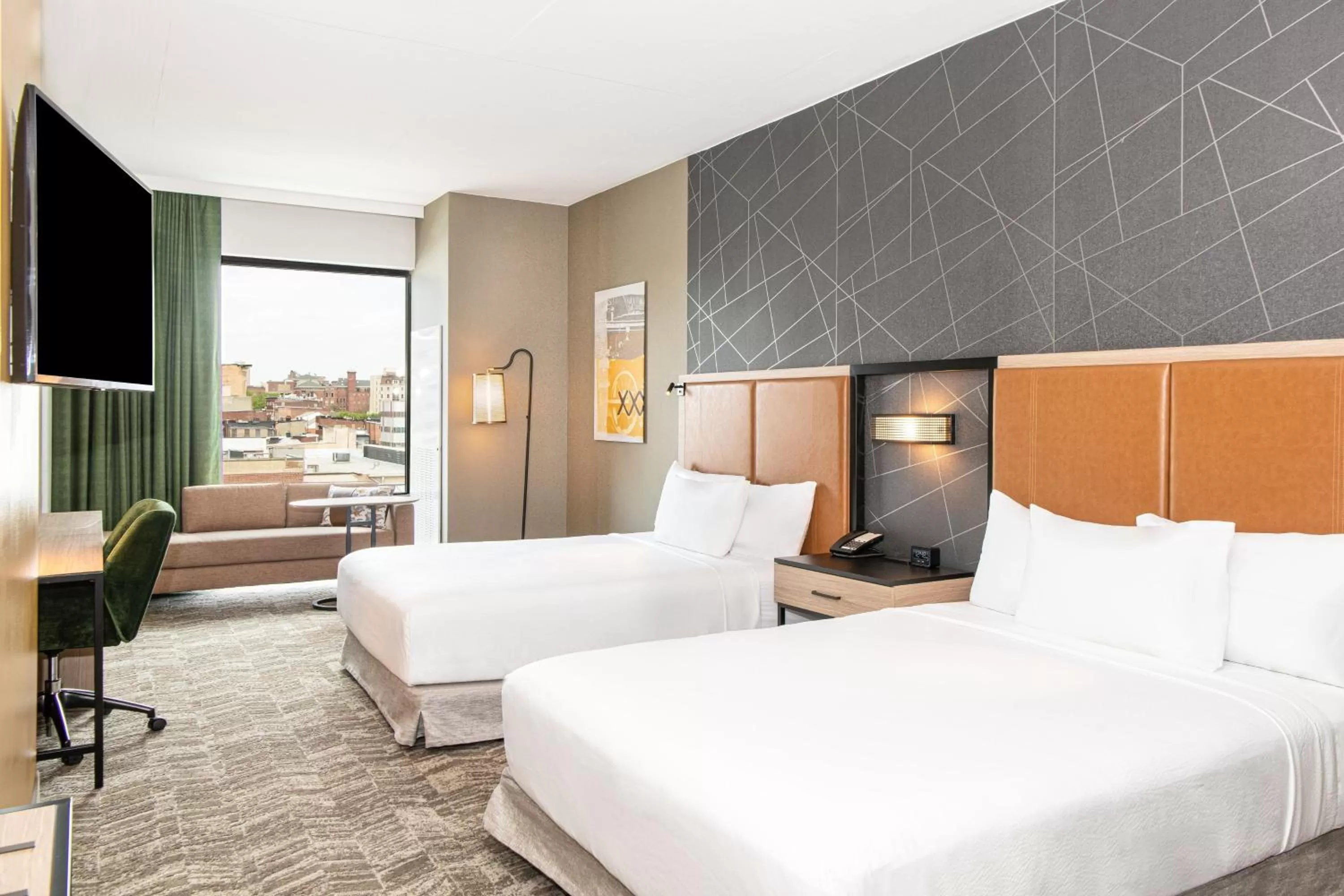 Standard Suite with Two Queen Beds in SpringHill Suites by Marriott Baltimore Downtown Convention Center Area