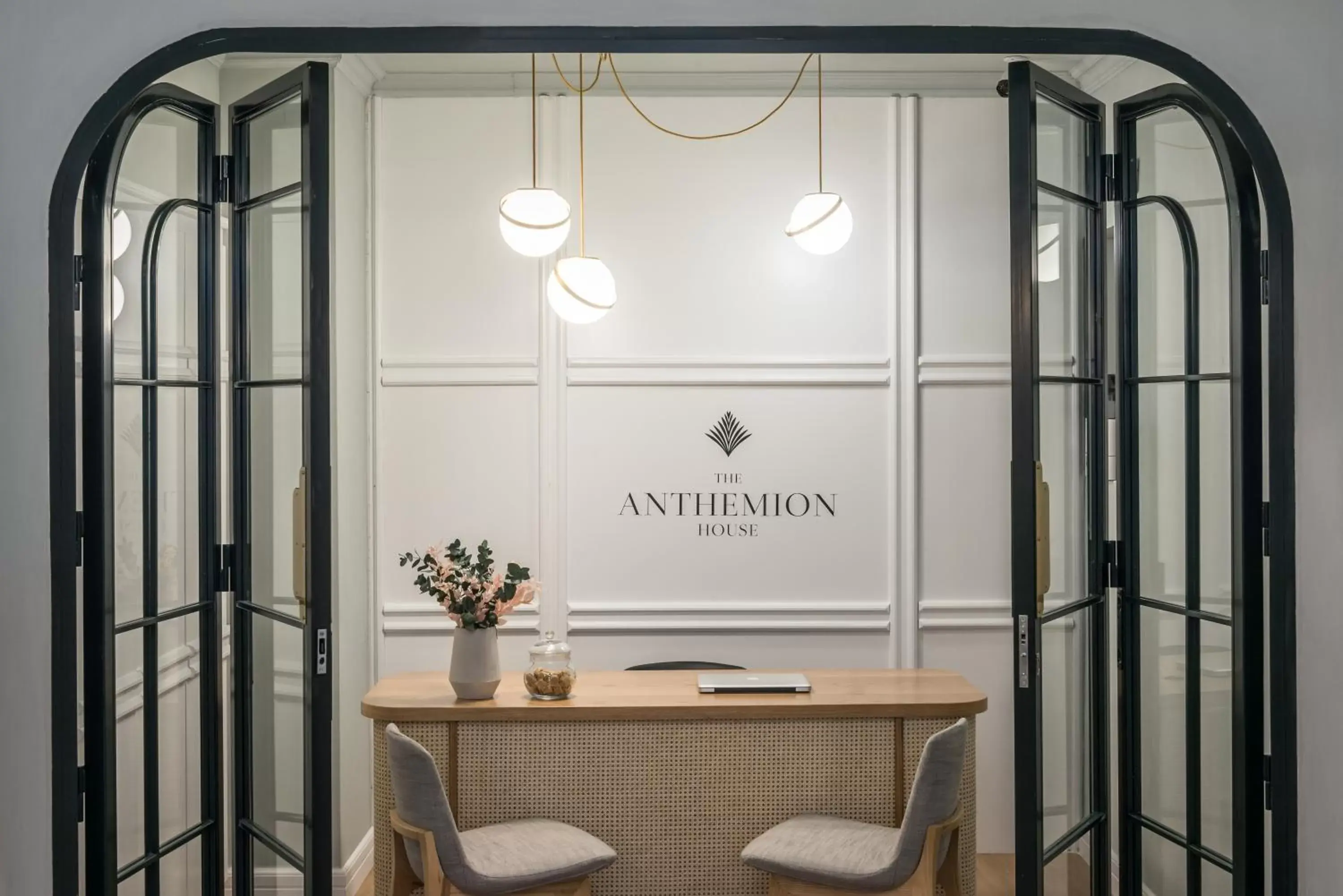 Lobby or reception, Bathroom in The Anthemion House