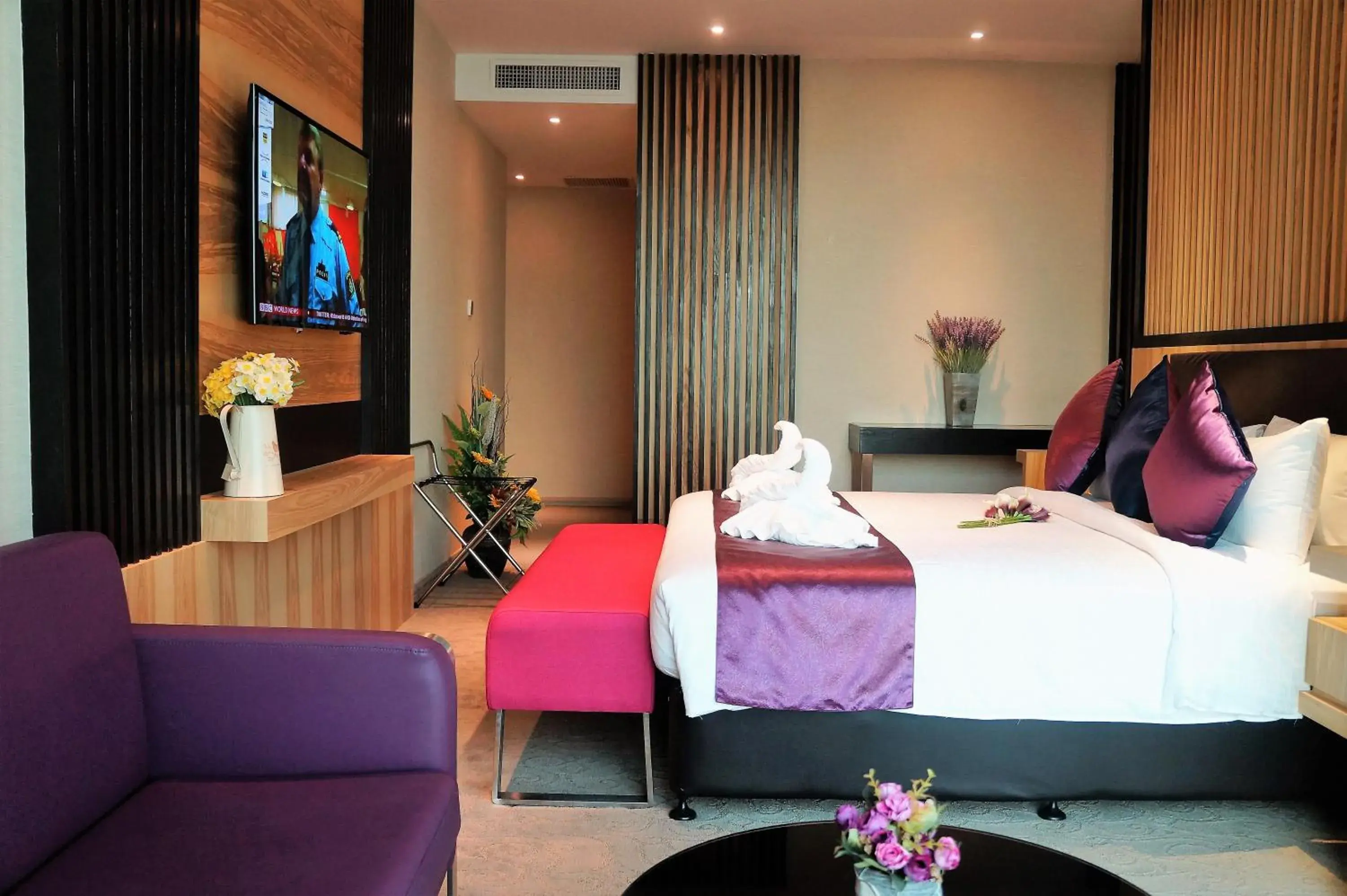 Bedroom, Bed in Greens Hotel & Suites