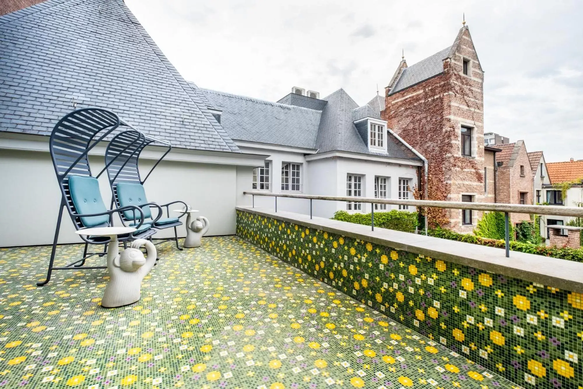 Balcony/Terrace in Small Luxury Hotel De Witte Lelie