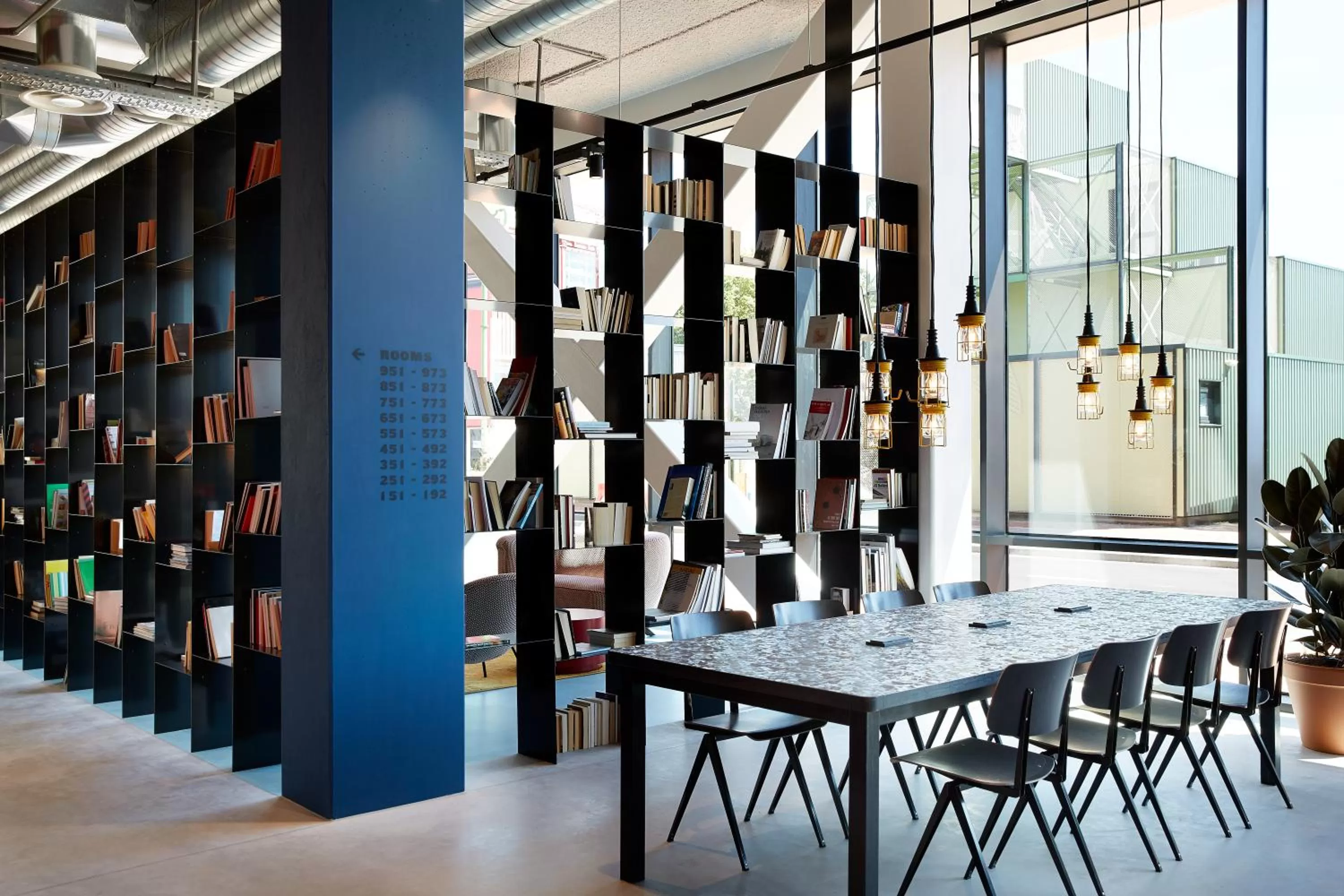 Library in The Social Hub Groningen