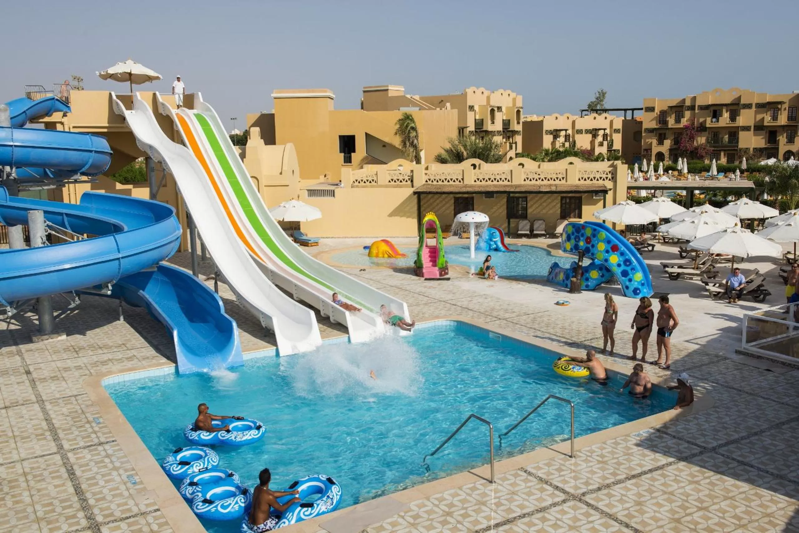 Aqua park in Three Corners Rihana Resort El Gouna