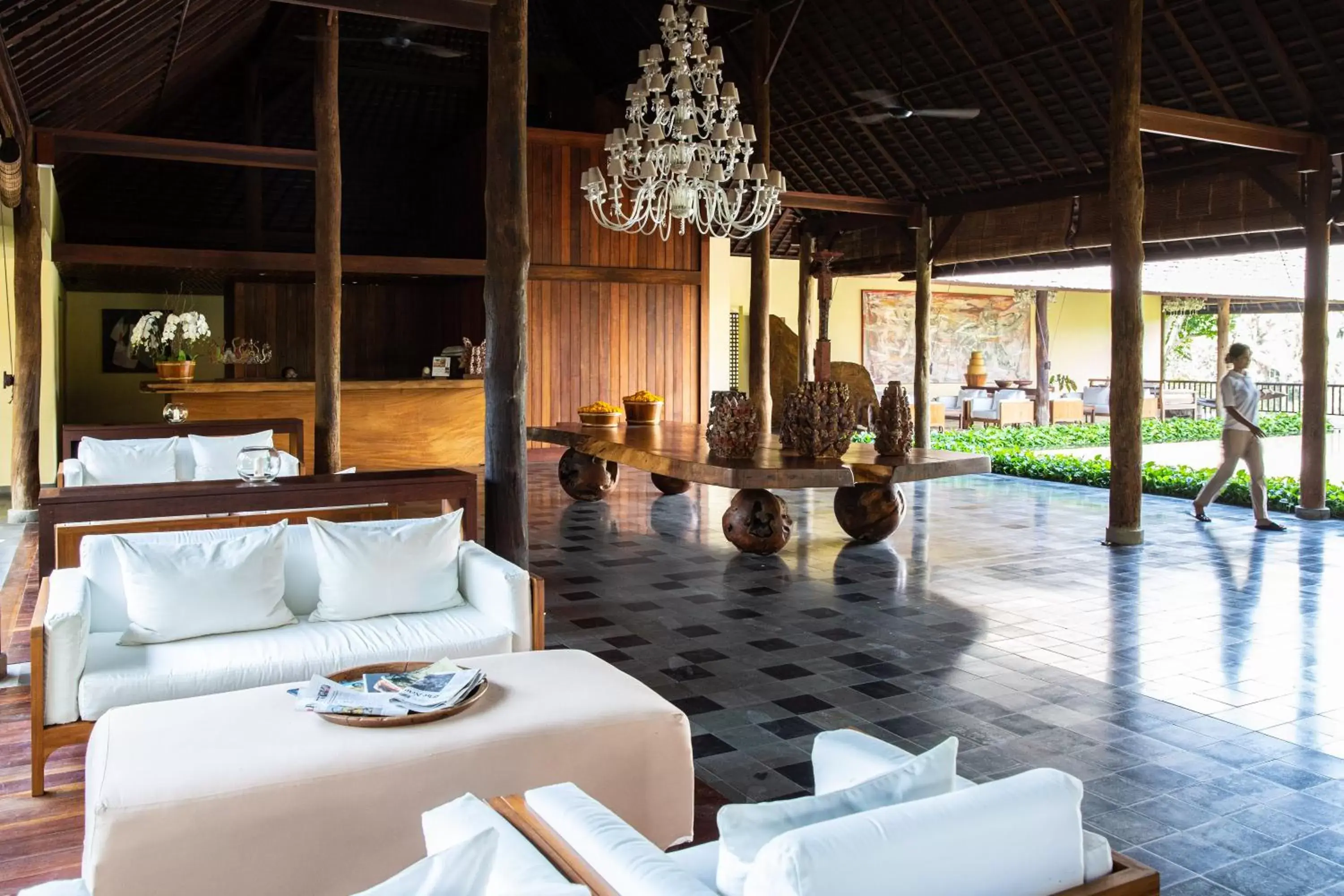 Lobby or reception in Komaneka at Bisma Ubud