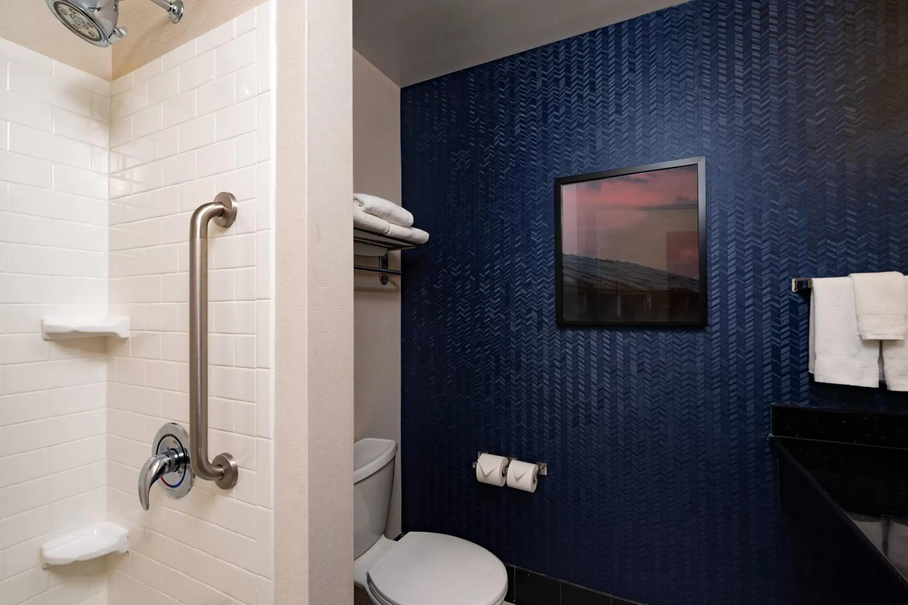 Bathroom in Fairfield Inn and Suites by Marriott New Bedford