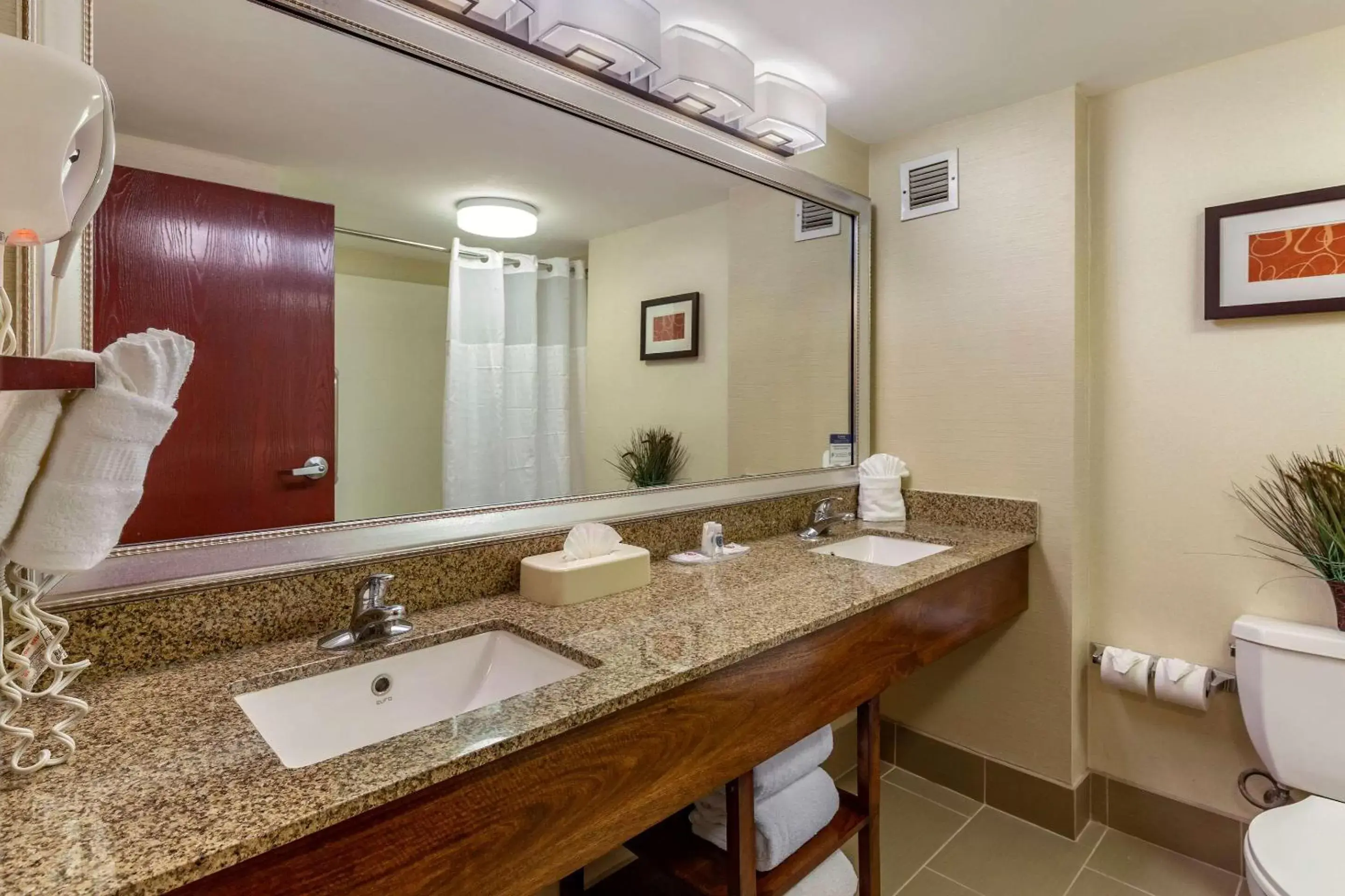Photo of the whole room, Bathroom in Comfort Suites Manassas