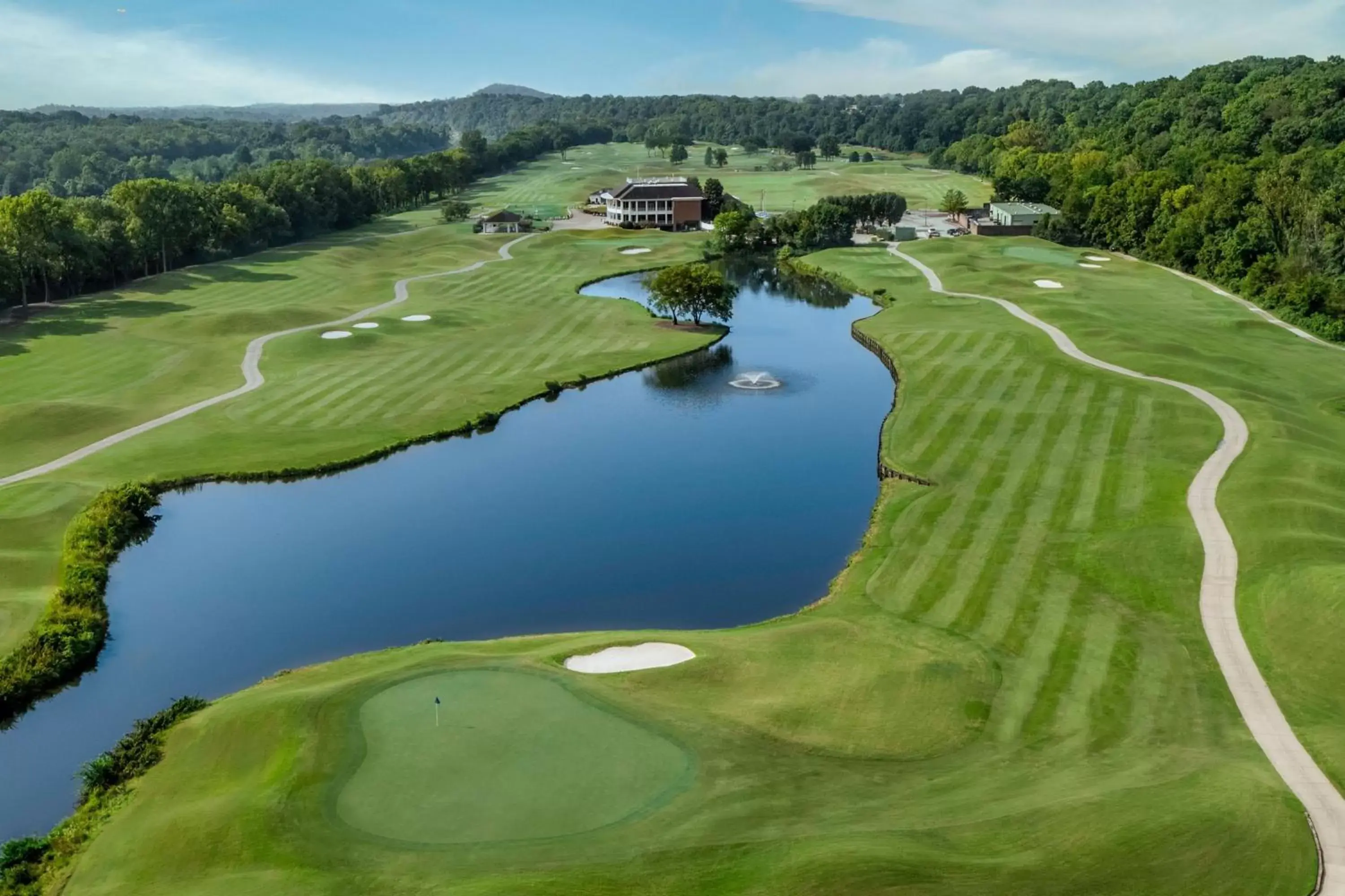 Golfcourse, Bird's-eye View in Gaylord Opryland Resort & Convention Center